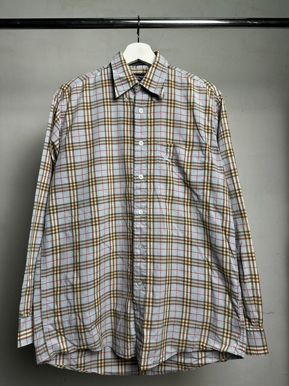 Burberry Prorsum 90’s Burberry Nova Check Button shirt Size US M / EU 48-50 / 2 - 1 Thumbnail