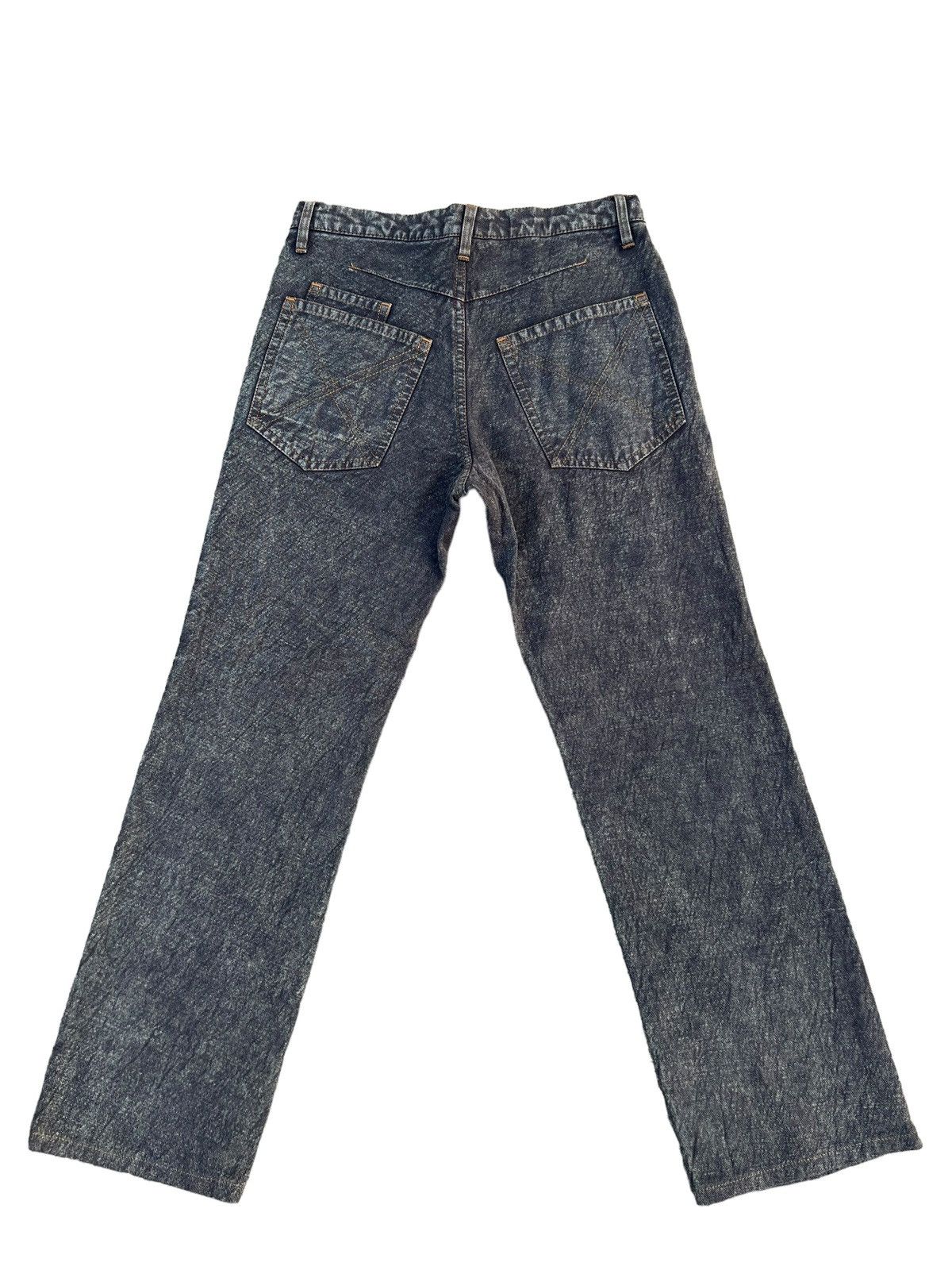 Vintage b. a-Dieu Made in Japan Acid Washed Denim Jeans Size US 30 / EU 46 - 2 Thumbnail