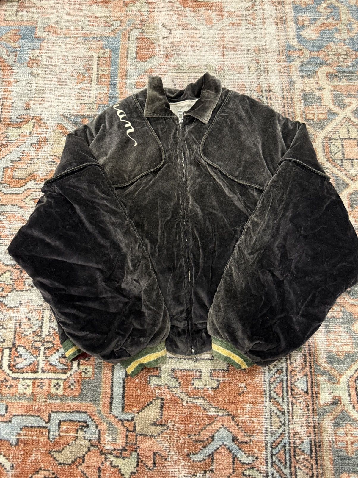 Kapital Pillow Jacket (sham bomber) Washed Black