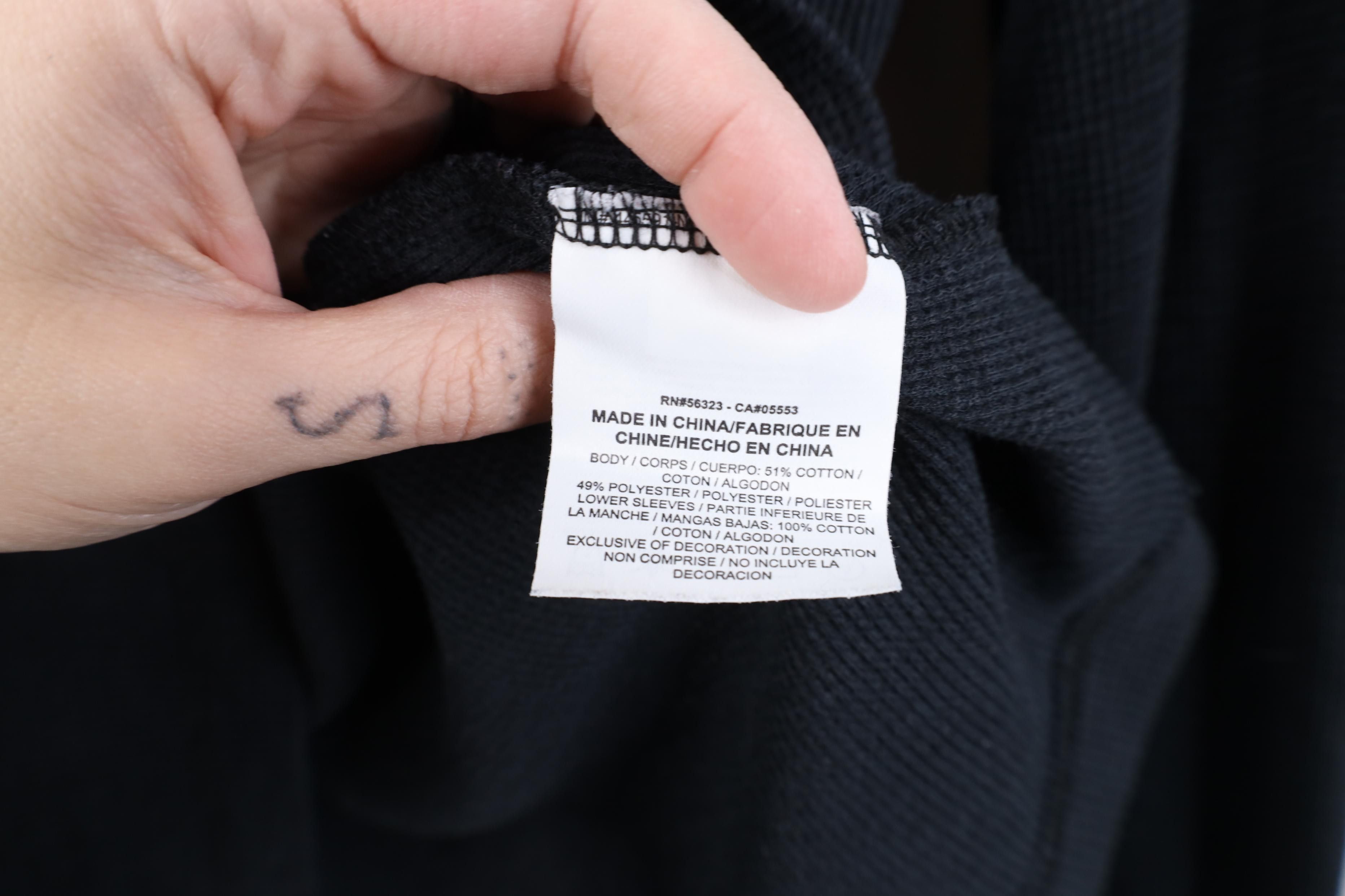 Nike Vintage Y2K Nike Air Jordan Waffle Knit Long Sleeve T-Shirt Size US M / EU 48-50 / 2 - 11 Thumbnail