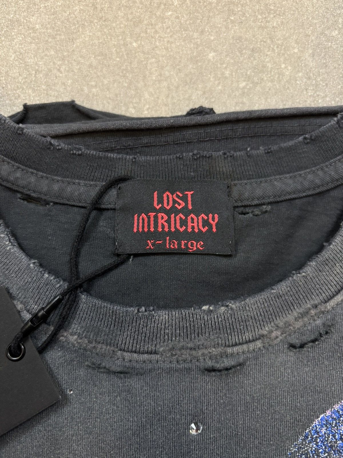 LOST INTRICACY Lost Intricacy Forbidden Love Longsleeve, Black Size US XL / EU 56 / 4 - 8 Thumbnail