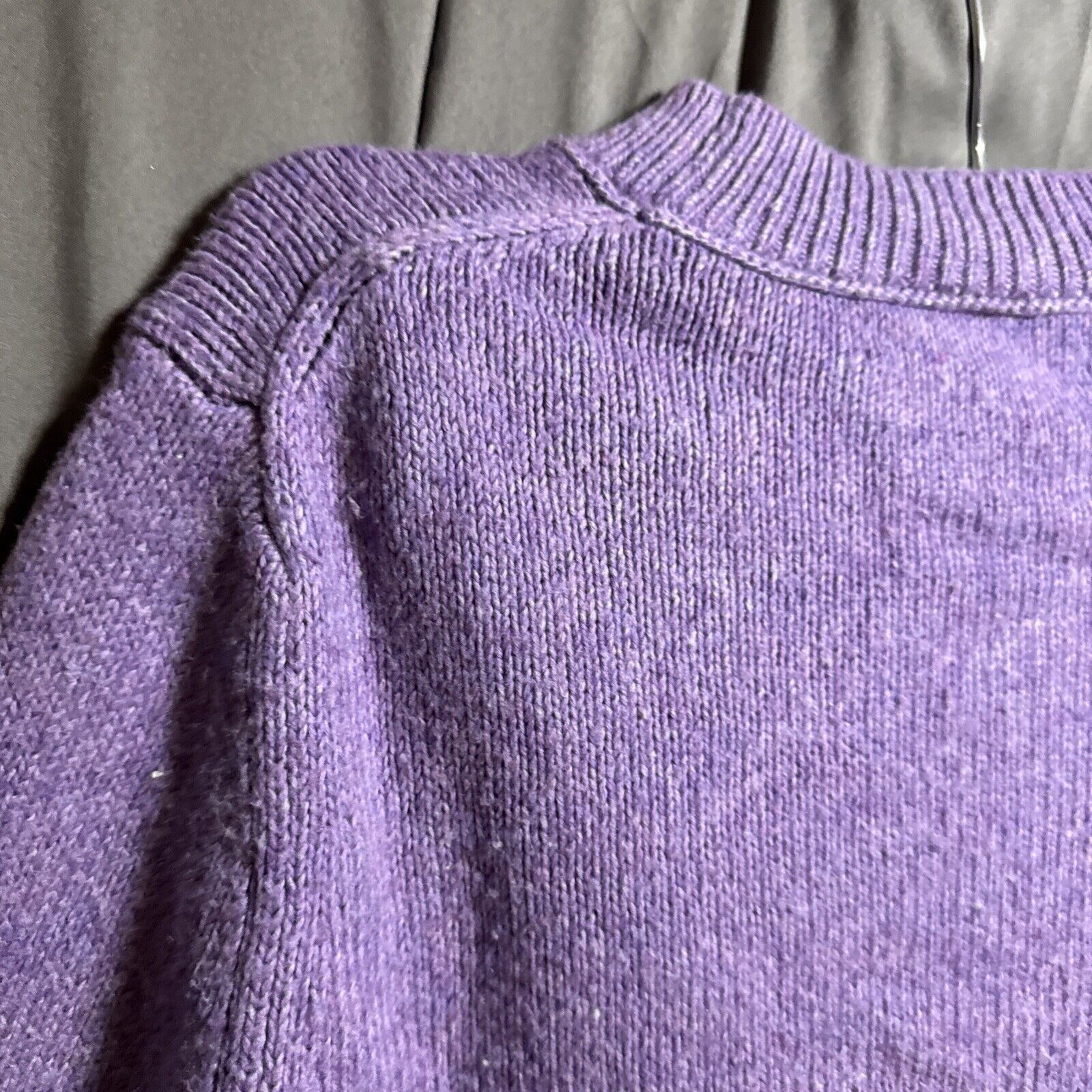 Banana Republic Banana Republic Sweater Womens S Purple SHRUNKEN Cotton Acry Size S / US 4 / IT 40 - 16 Thumbnail