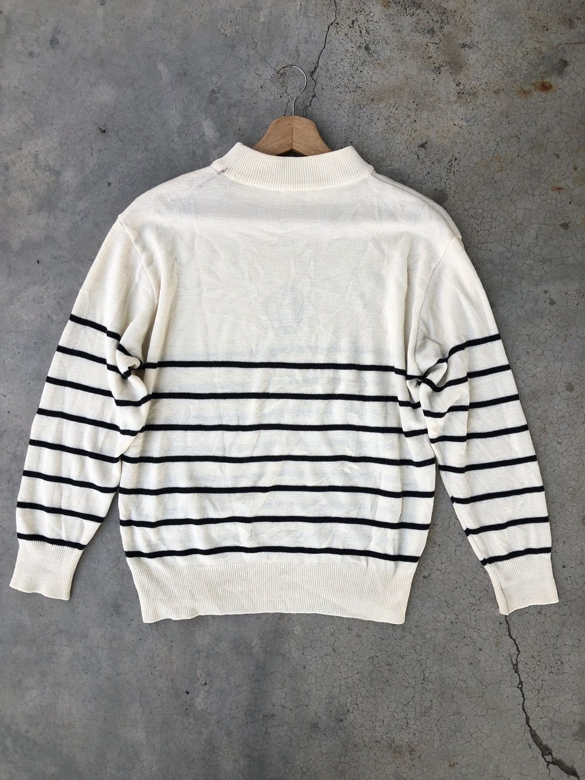 Aran Isles Knitwear 🔴Japanesebrand Unbrand Knitsweater Memeri Stripe Size US M / EU 48-50 / 2 - 11 Thumbnail