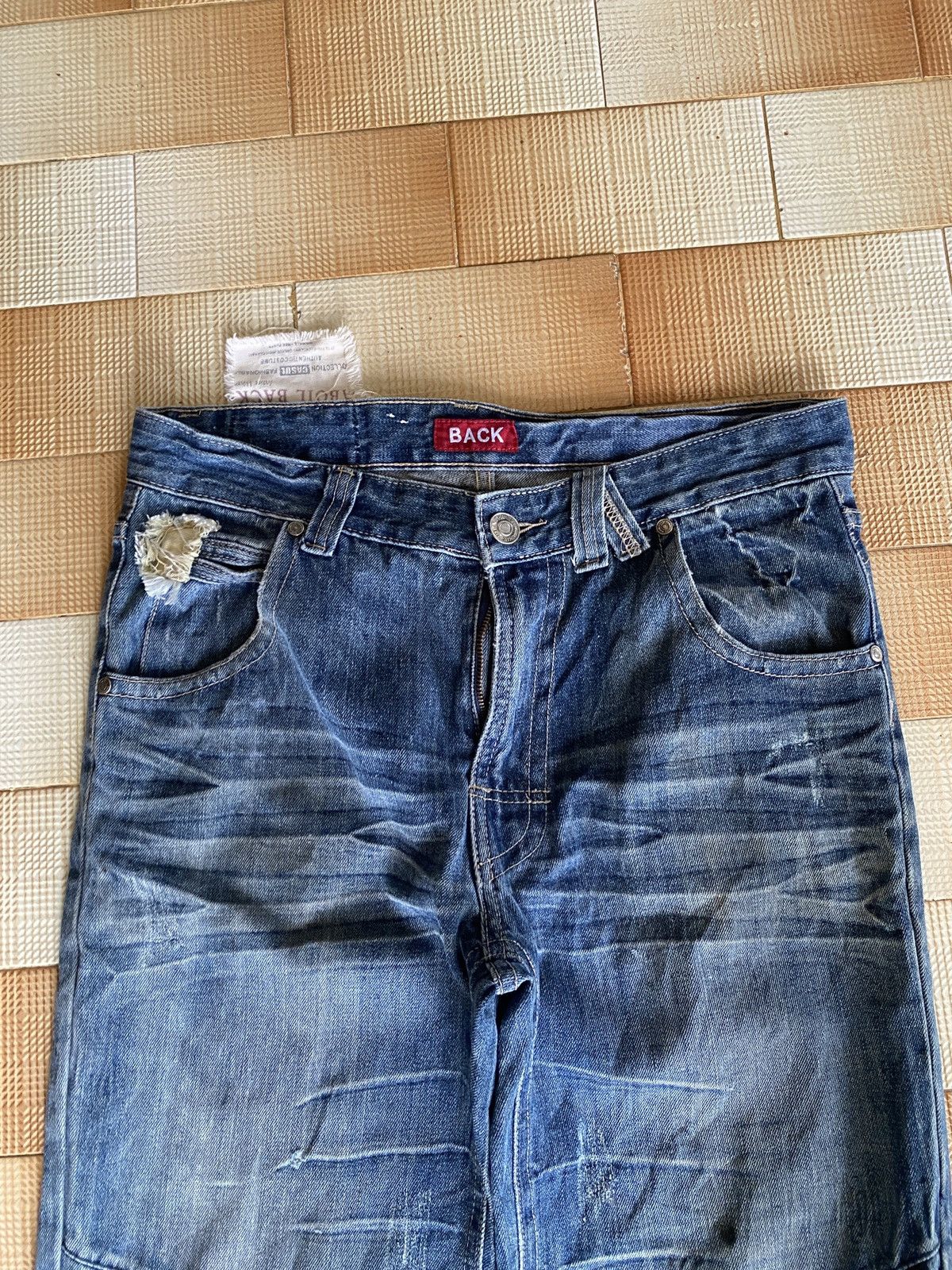 If Six Was Nine × PPFM × Vintage Vintage back straight cut denim Size US 33 - 9 Thumbnail