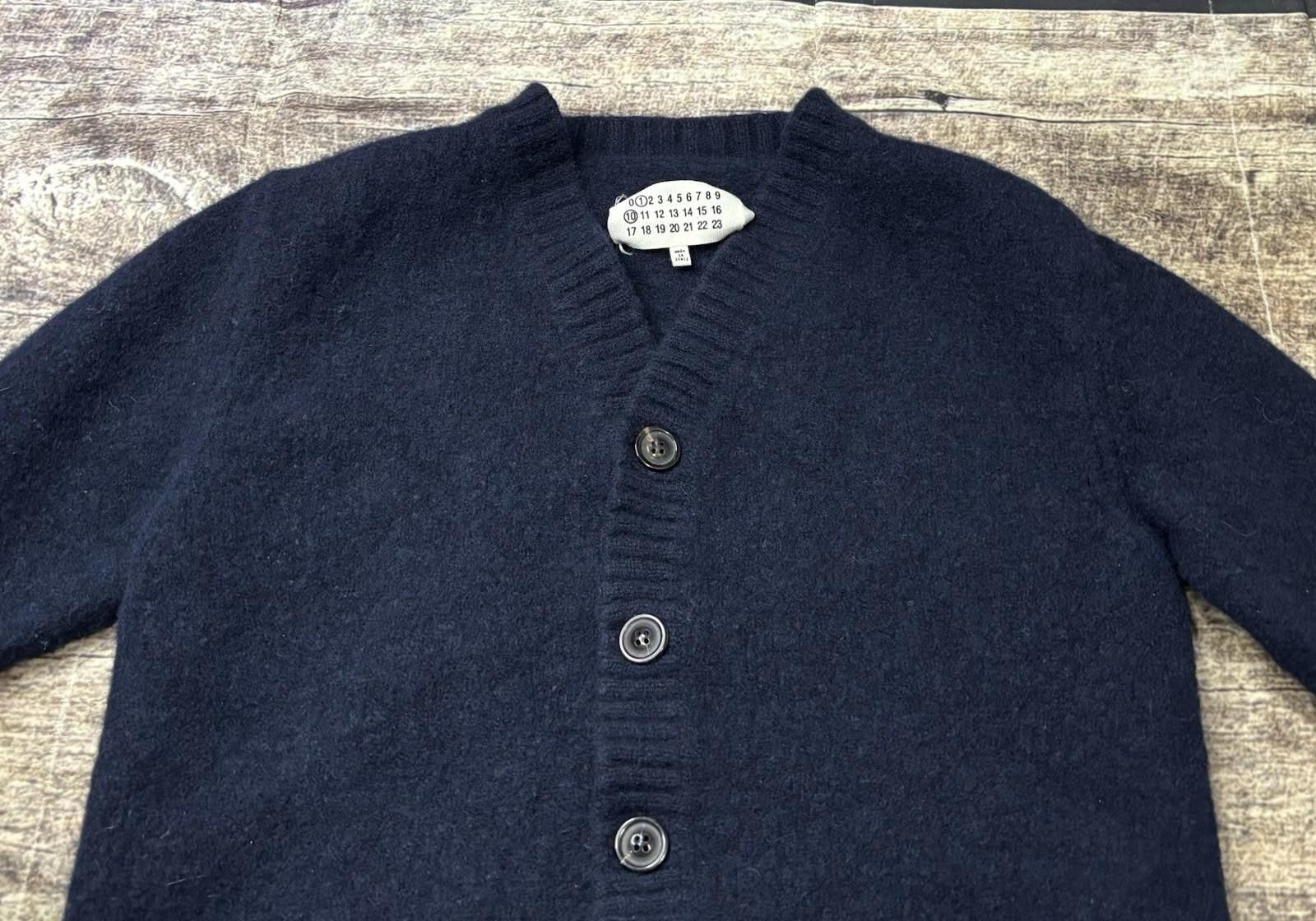 Maison Margiela Maison Margiela Cardigan Sweater Womens S Wool Button Italy Size S / US 4 / IT 40 - 4 Thumbnail