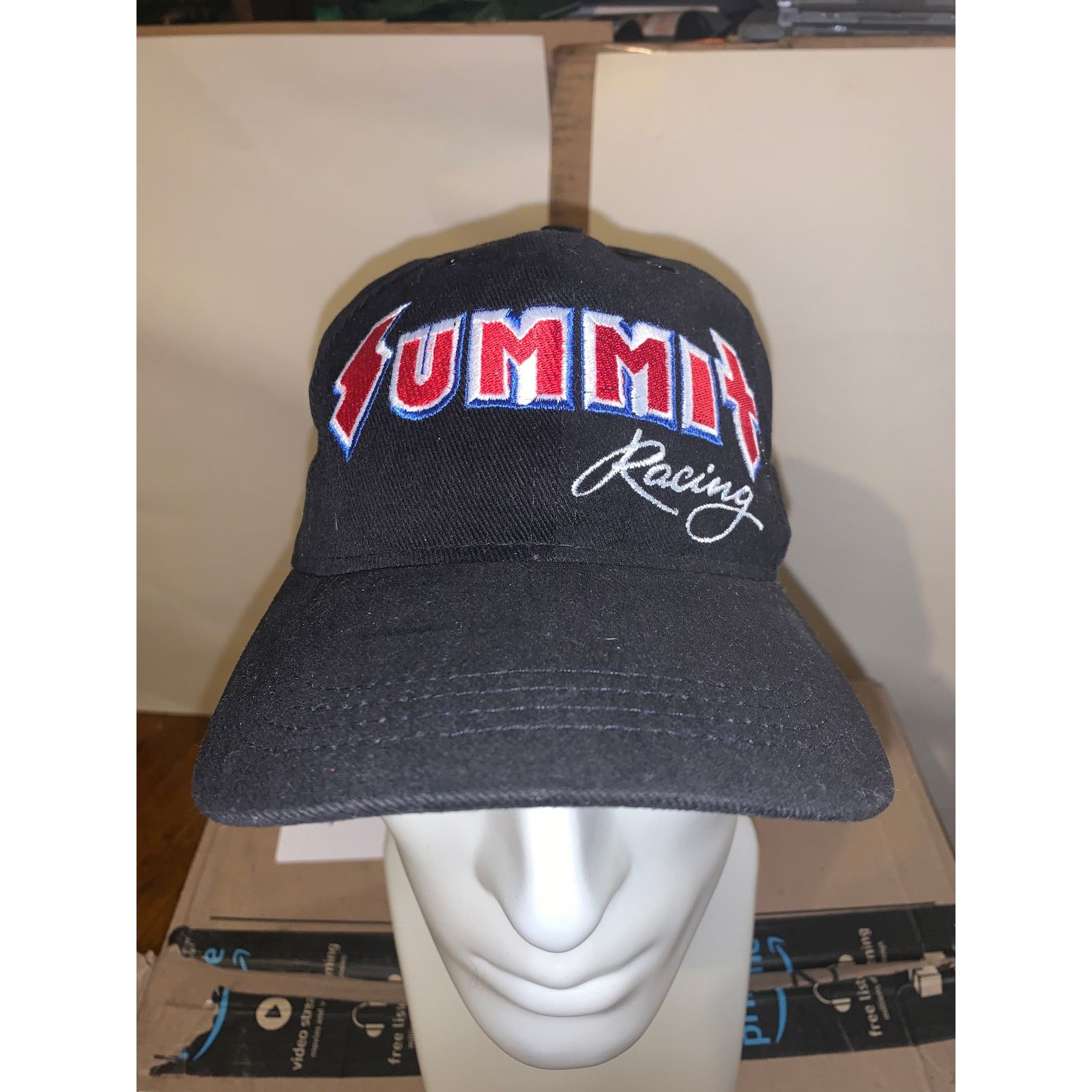 Other Vtg Summit Racing Snapback Hat Black Made in USA Racing Cap Size ONE SIZE - 1 Thumbnail