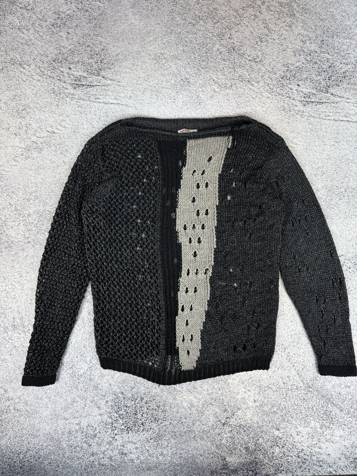Miss Sixty miss sixty y2k grunge distressed knit cardigan mesh Size M / US 6-8 / IT 42-44 - 1 Thumbnail