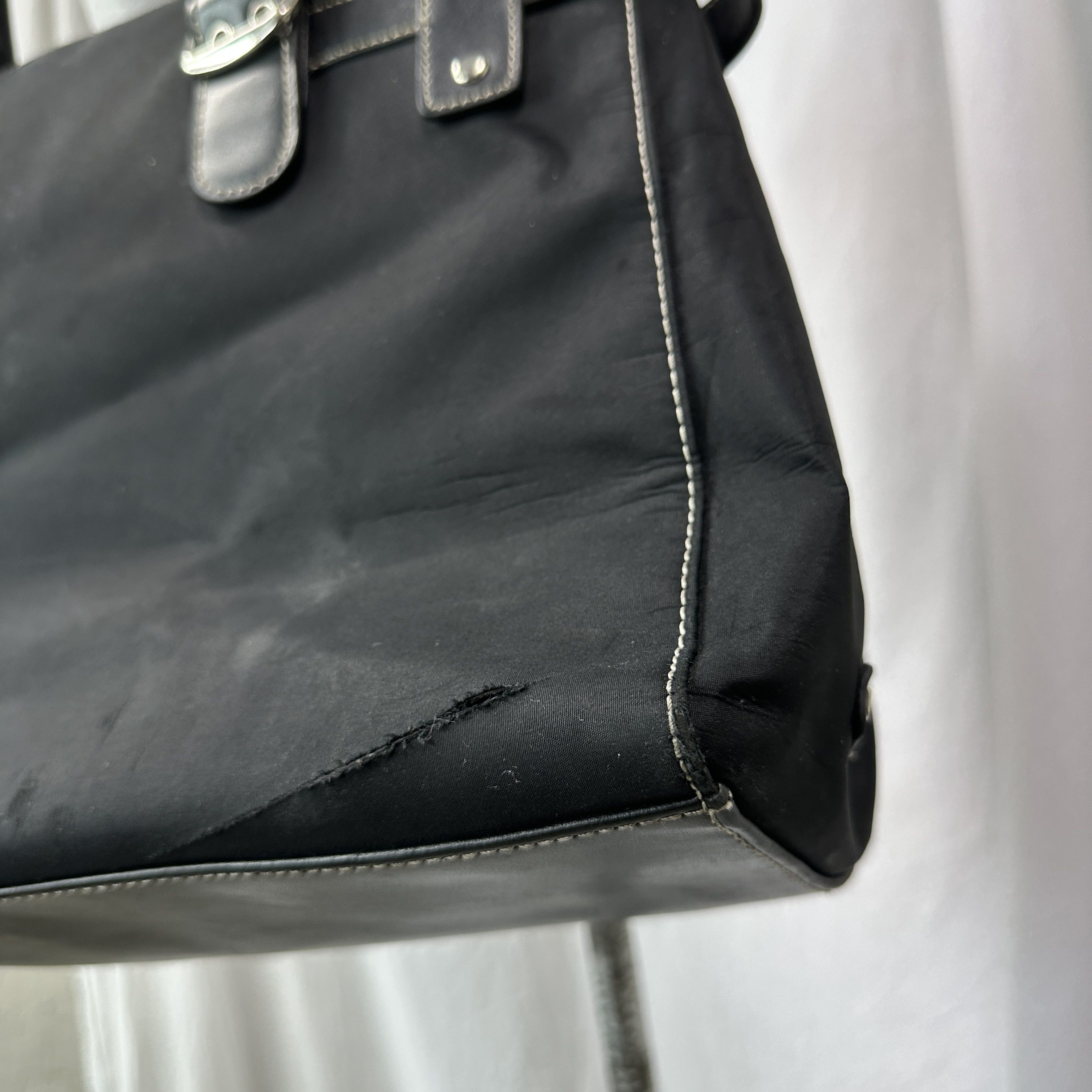 Vintage Vintage Avant Garde Casual Nylon Shoulder Bag 00s Size ONE SIZE - 3 Thumbnail