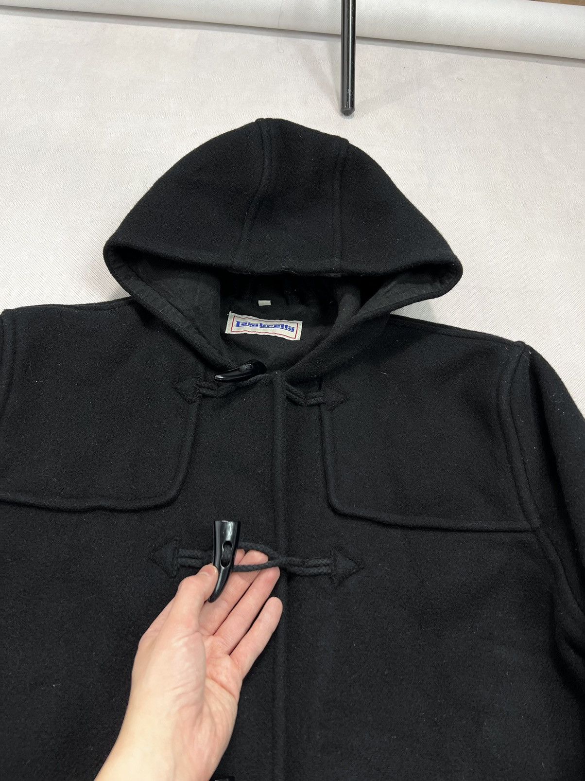 Lambretta Heavy Wool Coat Lambretta Black Rare Size US XL / EU 56 / 4 - 4 Thumbnail