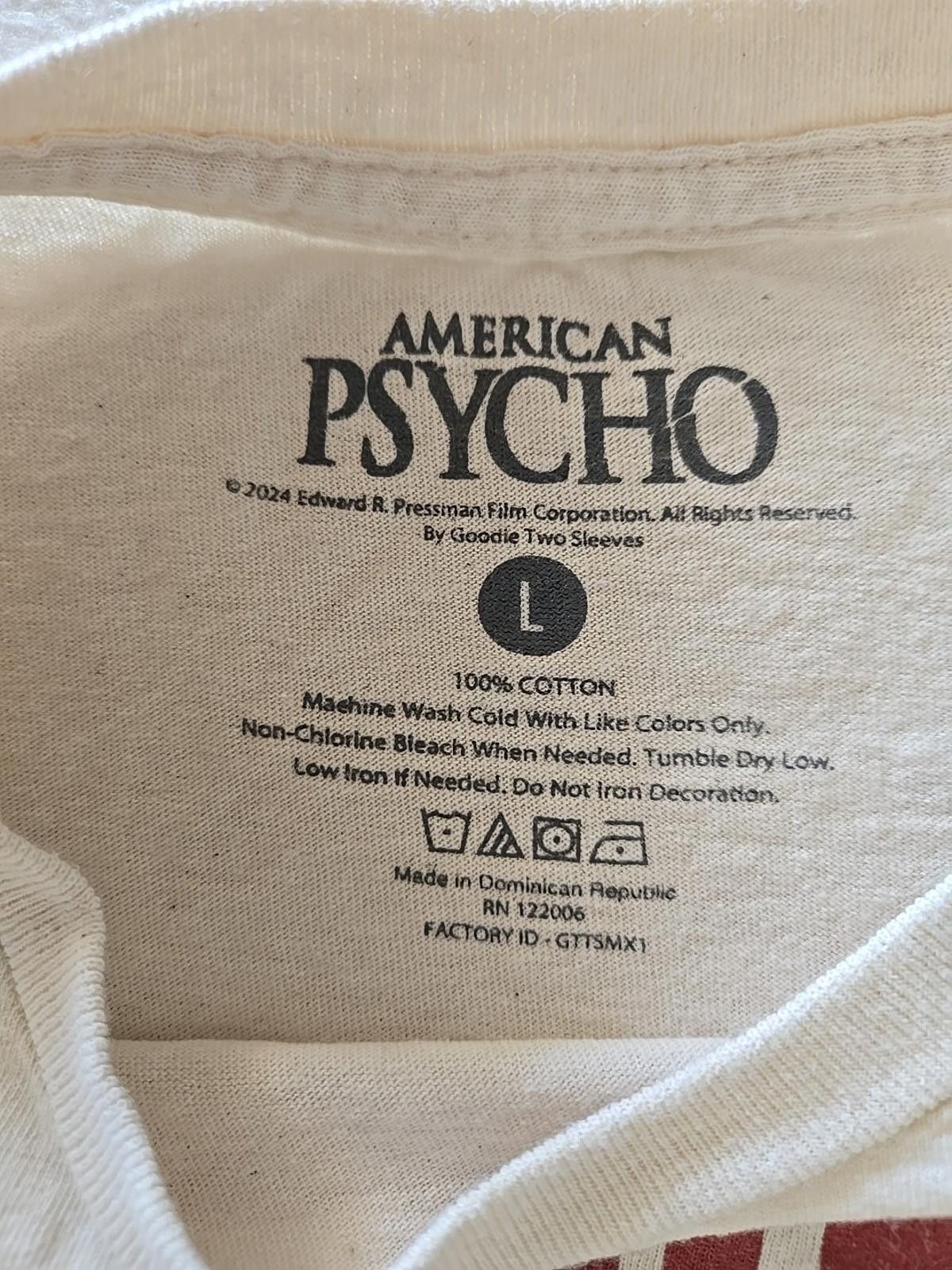 Other American Psycho T Shirt Size Large Rare Find! Size US L / EU 52-54 / 3 - 3 Thumbnail