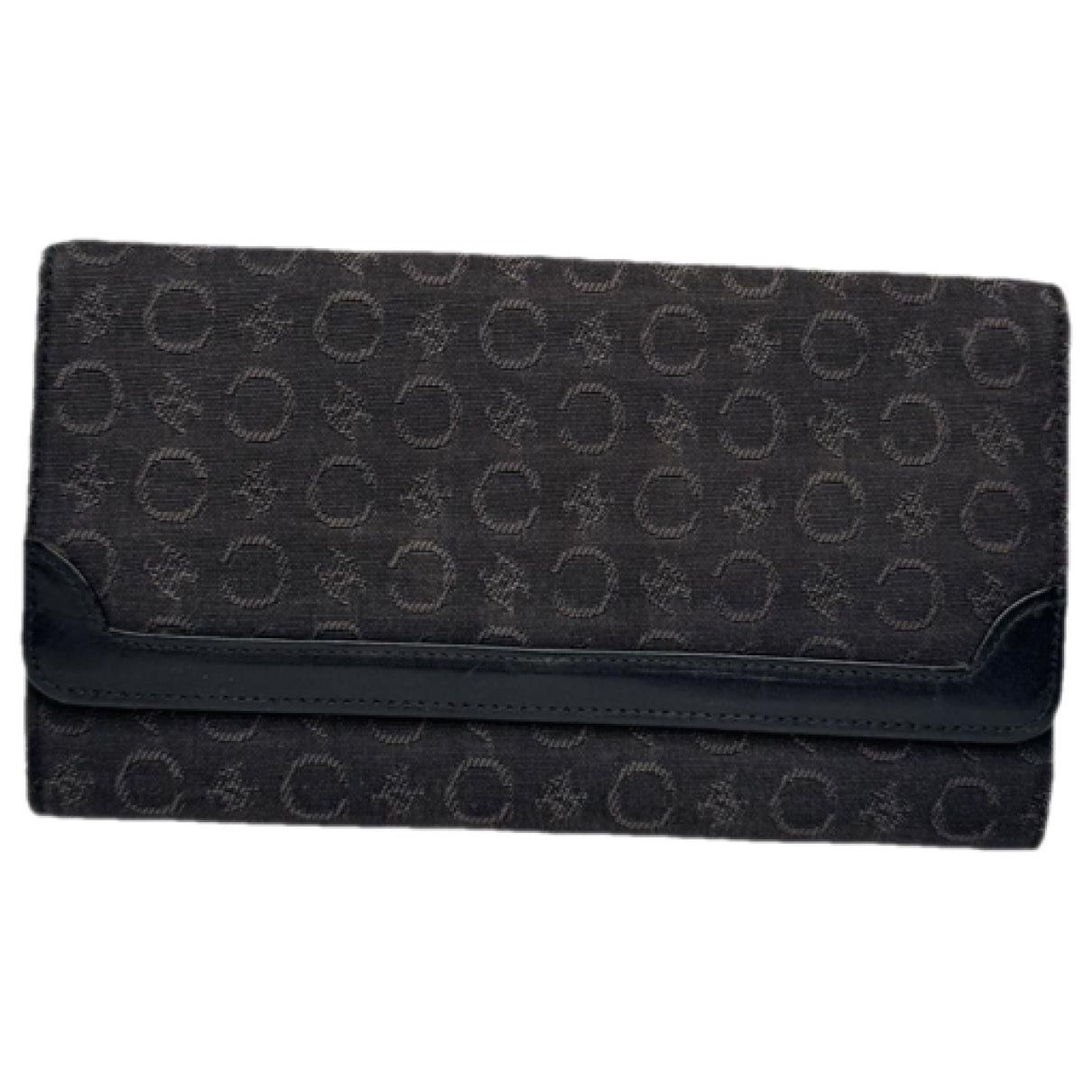 Celine Triomphe Black Cotton Wallet Size ONE SIZE - 1 Thumbnail