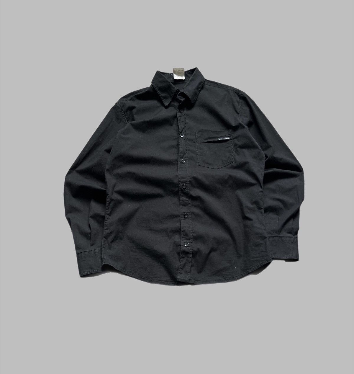 Dolce & Gabbana × Vintage Vintage Dolce Gabbana Shirt Logo Rare Black Size L Old Money Size US L / EU 52-54 / 3 - 1 Thumbnail