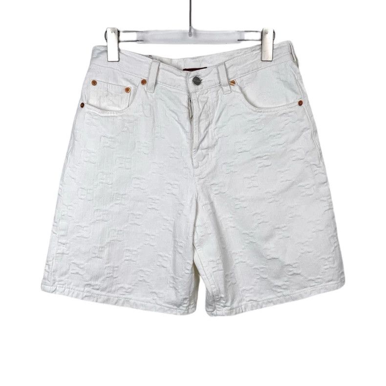 Gucci Gucci Size 25 24 styles of white old flower full-printed d Size US 26 / EU 42 - 1 Thumbnail