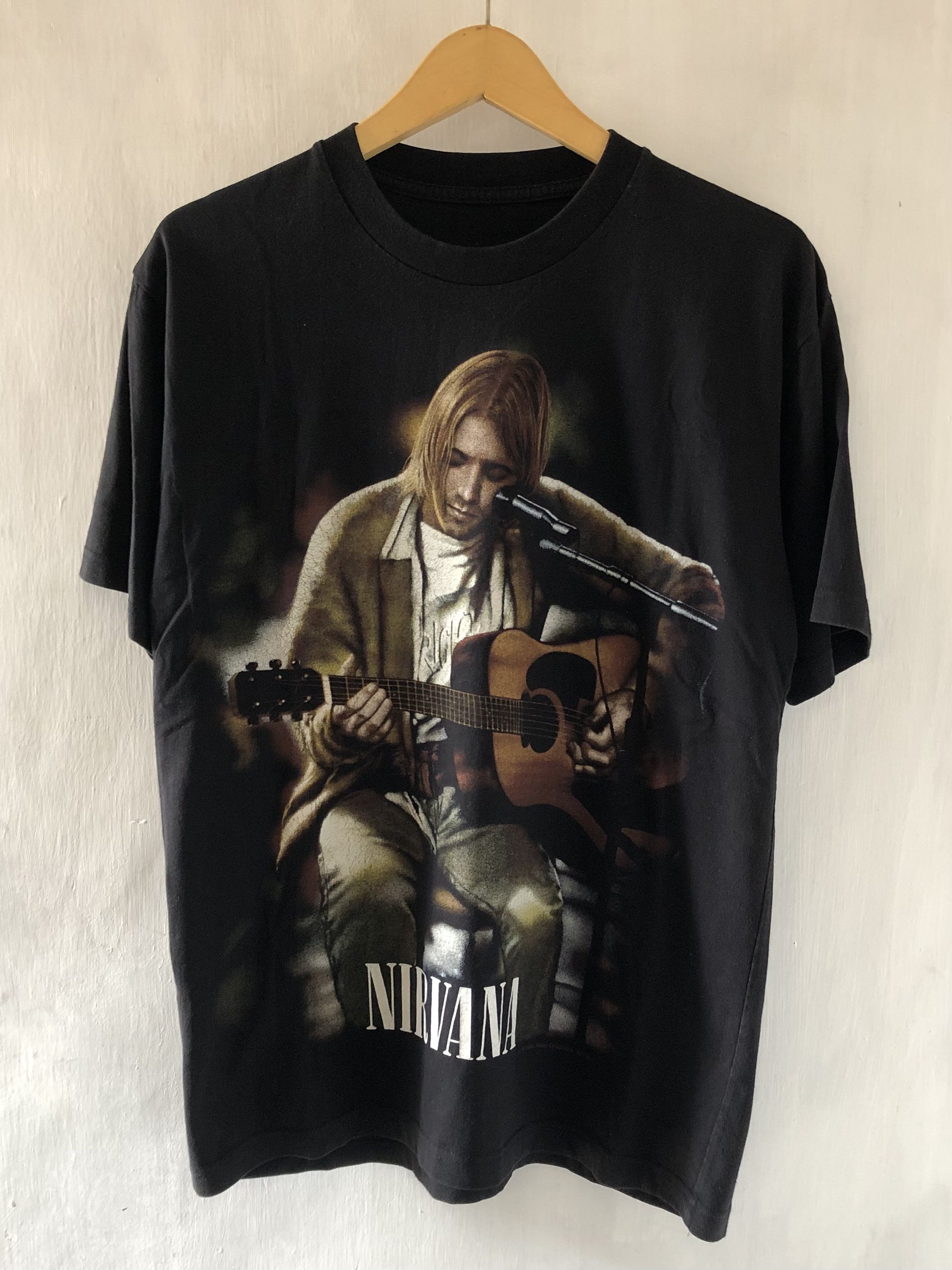 Nirvana Vintage 1999 Nirvana Kurt Cobain Mtv Unplugged Size US L / EU 52-54 / 3 - 1 Thumbnail