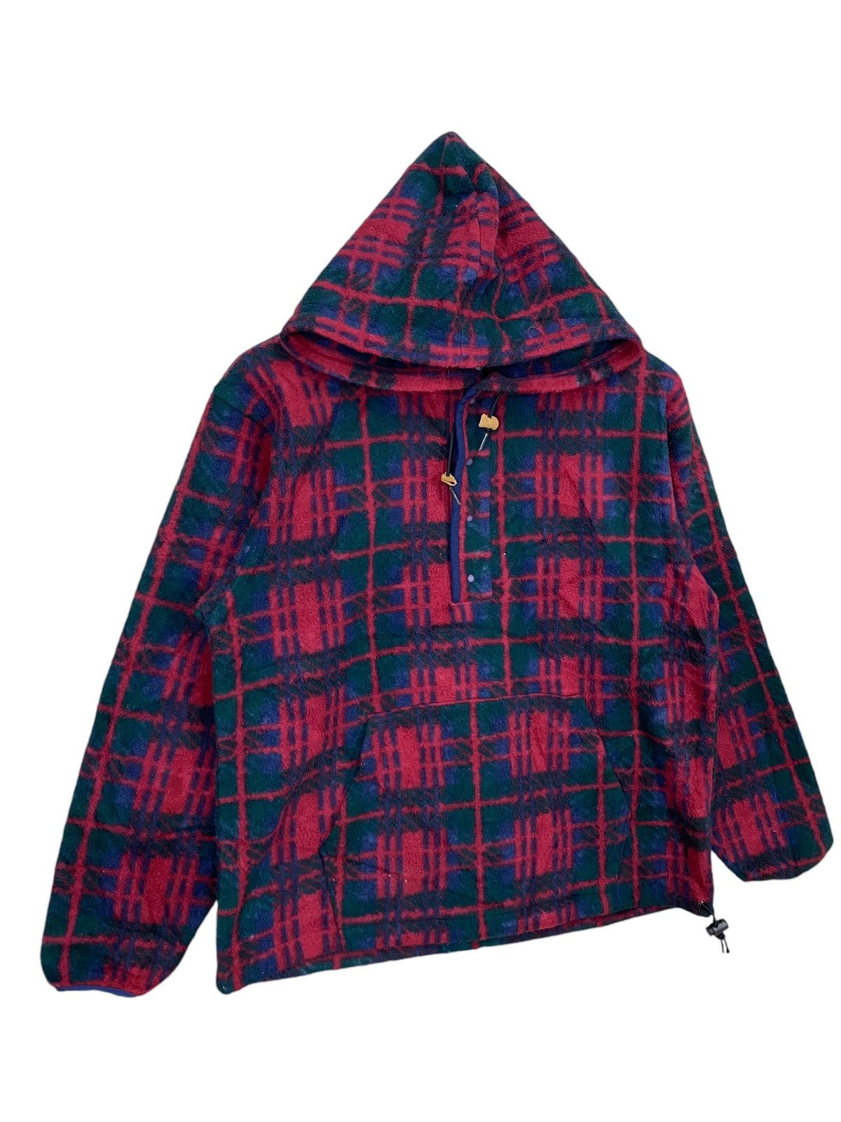 L.L. Bean × Vintage Vintage LL bean anorak fleece sweater pullover half button Size US M / EU 48-50 / 2 - 3 Thumbnail