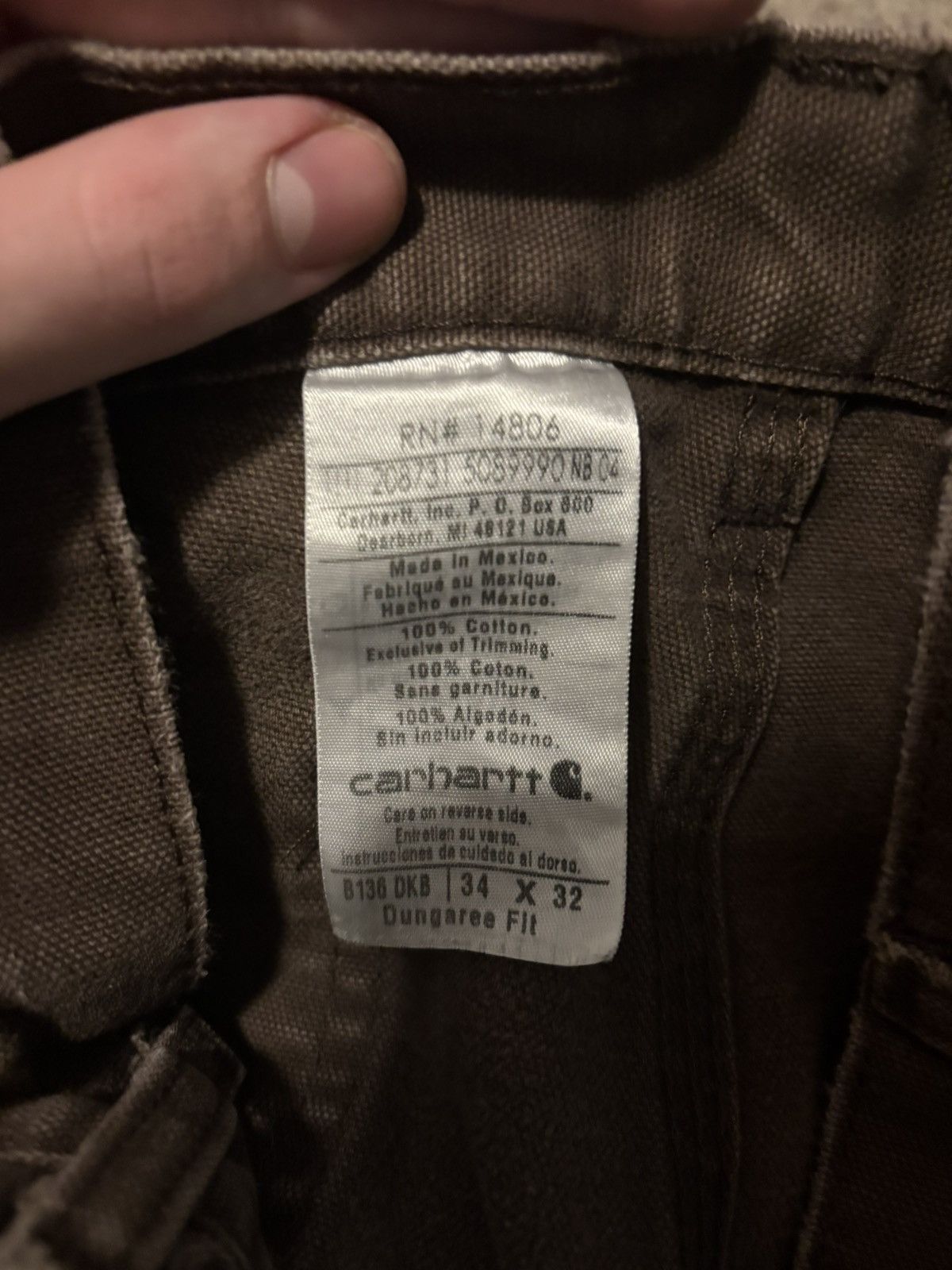 Carhartt Carhartt Brown Carpenter Pants Size US 32 / EU 48 - 3 Thumbnail