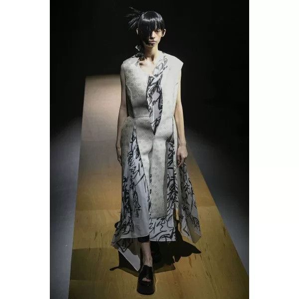 Junya Watanabe deconstructed calligraphy dress by comme des garcons Size M / US 6-8 / IT 42-44 - 1 Thumbnail