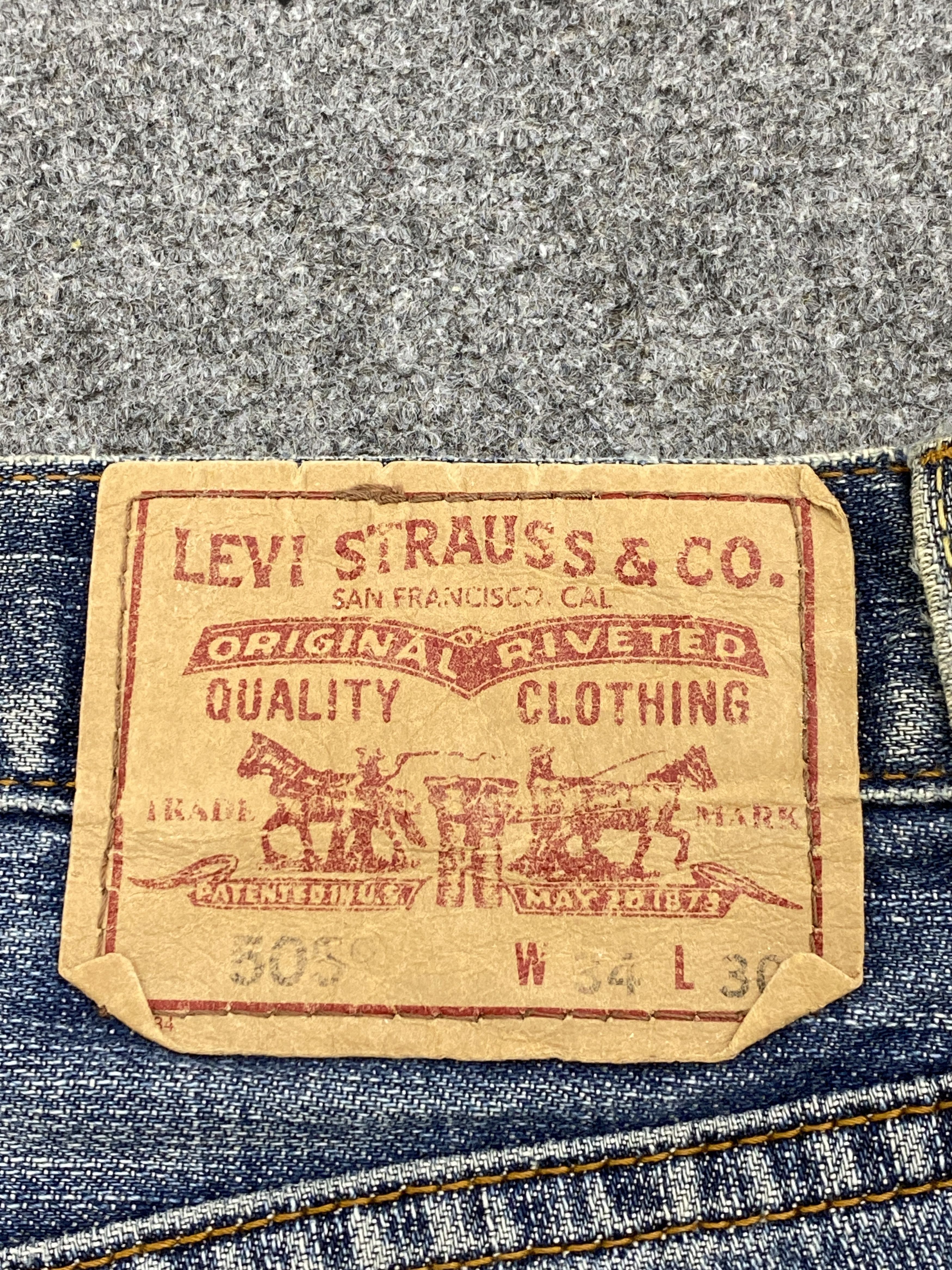 Levi's × Vintage Faded Blue Vintage Levi's 505 Denim Jeans Size US 34 / EU 50 - 5 Thumbnail