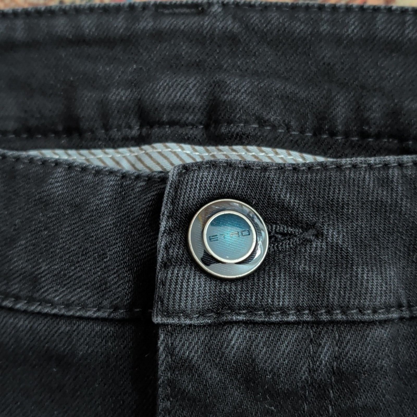 Etro Etro Dark Charcoal Men's Jeans Size 34 Size US 34 / EU 50 - 6 Thumbnail