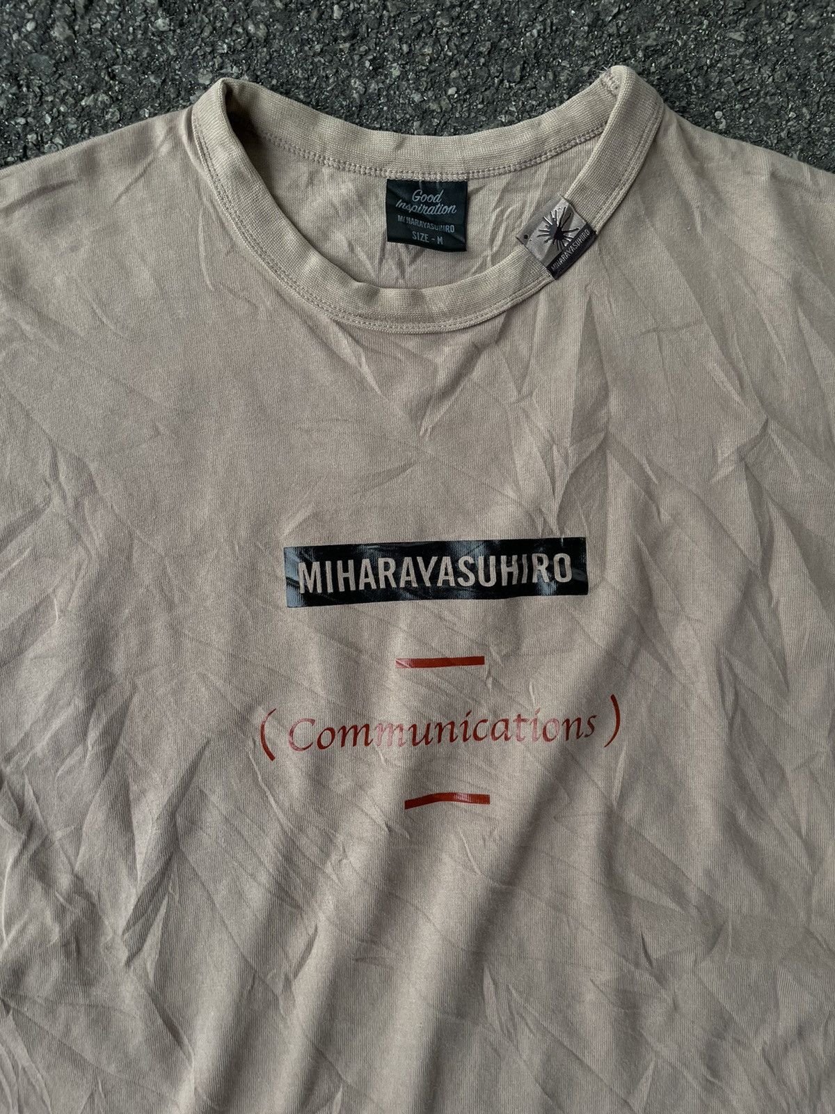 GU × Maison MIHARA YASUHIRO Mihara yashuhiro Brown Over Size T-Shirt Size US M / EU 48-50 / 2 - 2 Thumbnail
