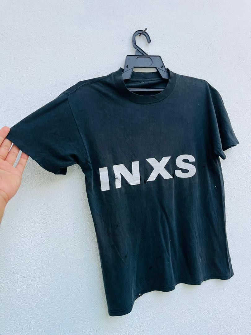 Band Tees Vintage 80s INXS Kick Off Tour 1987 Band Music Shirt Size US M / EU 48-50 / 2 - 4 Thumbnail