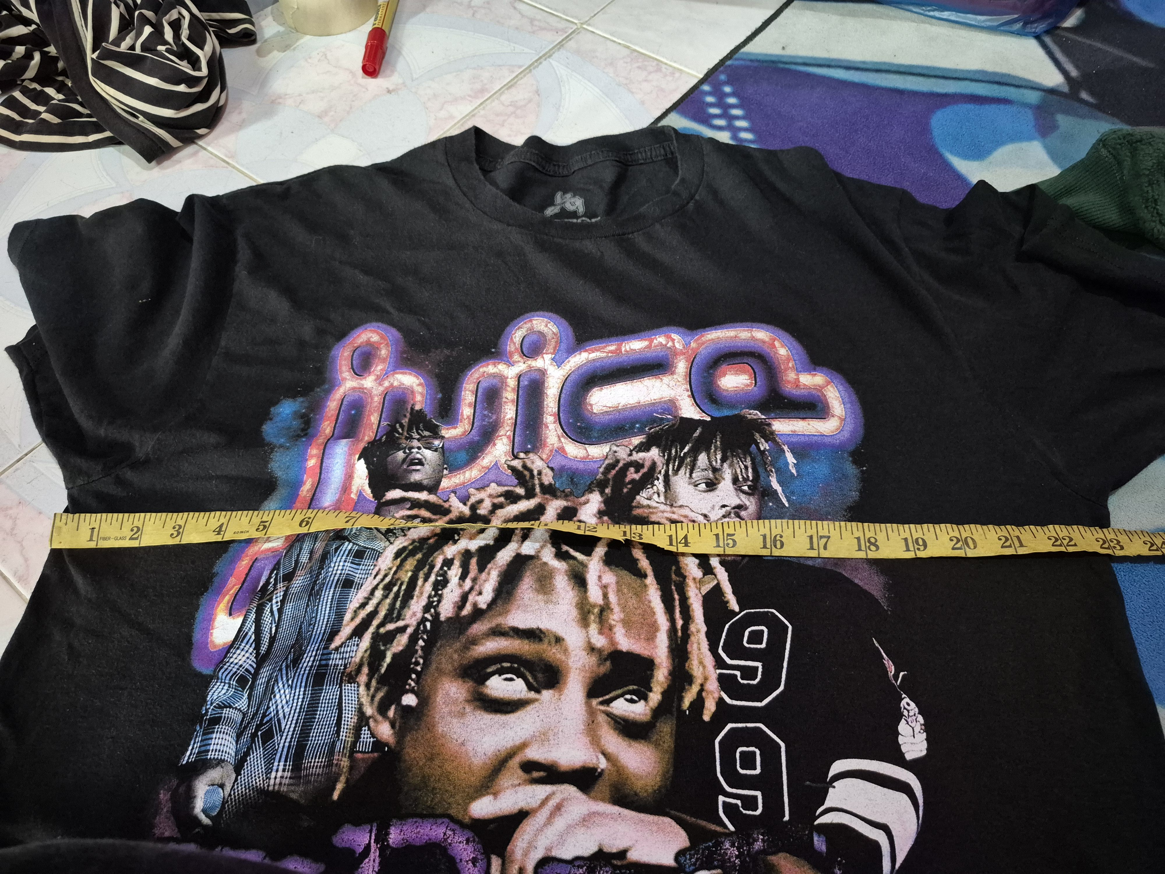 999 Club 999 Club Juice WRLD Rap Tees Big Print Hip Hop Size US XL / EU 56 / 4 - 6 Thumbnail
