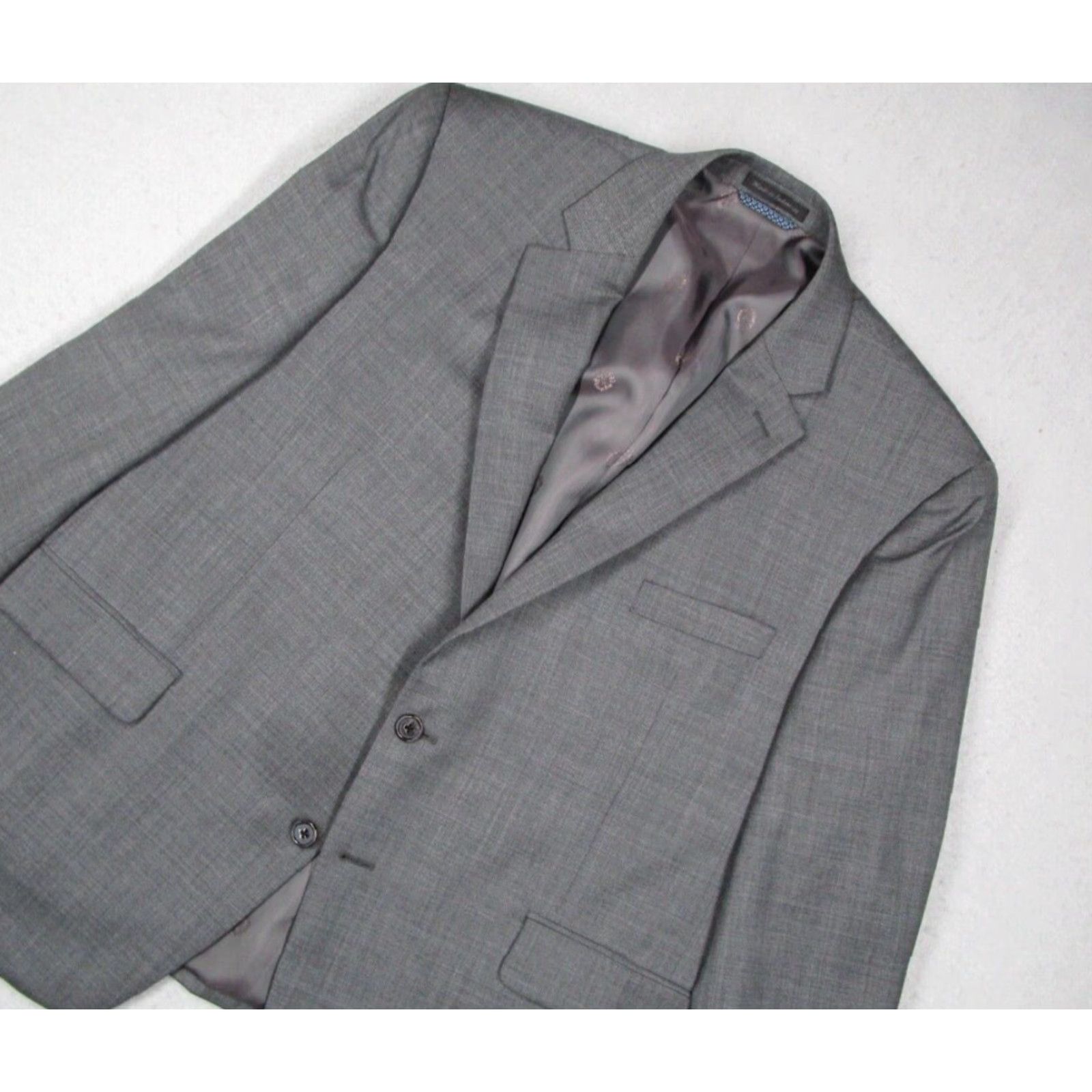 Ralph Lauren Lauren Ralph Lauren Gray Wool Blazer Mens 46 Short Classic 2 Button Size US 30 / EU 46 - 2 Thumbnail