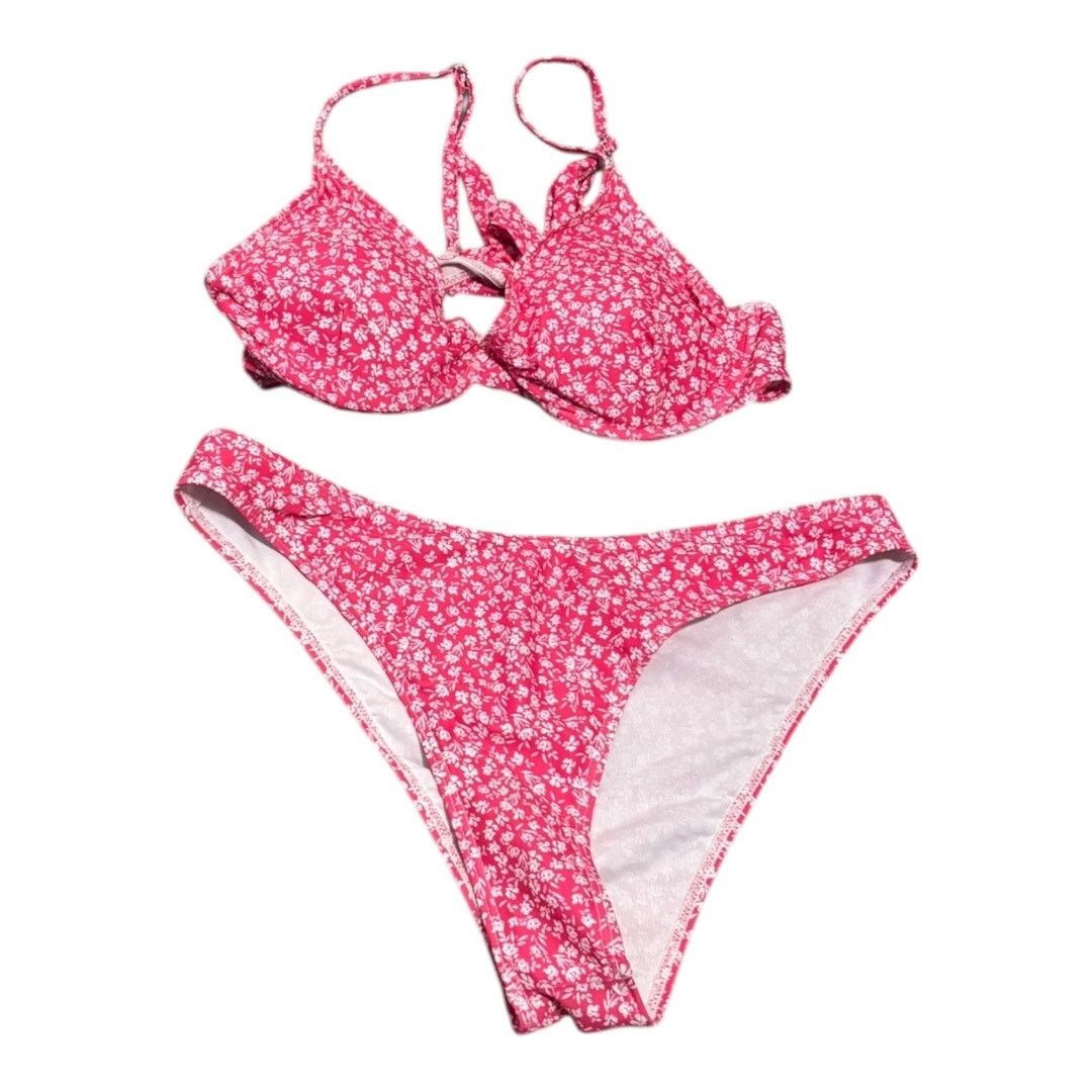 Shein Pink Floral Bikini Size M Size M / US 6-8 / IT 42-44 - 1 Thumbnail