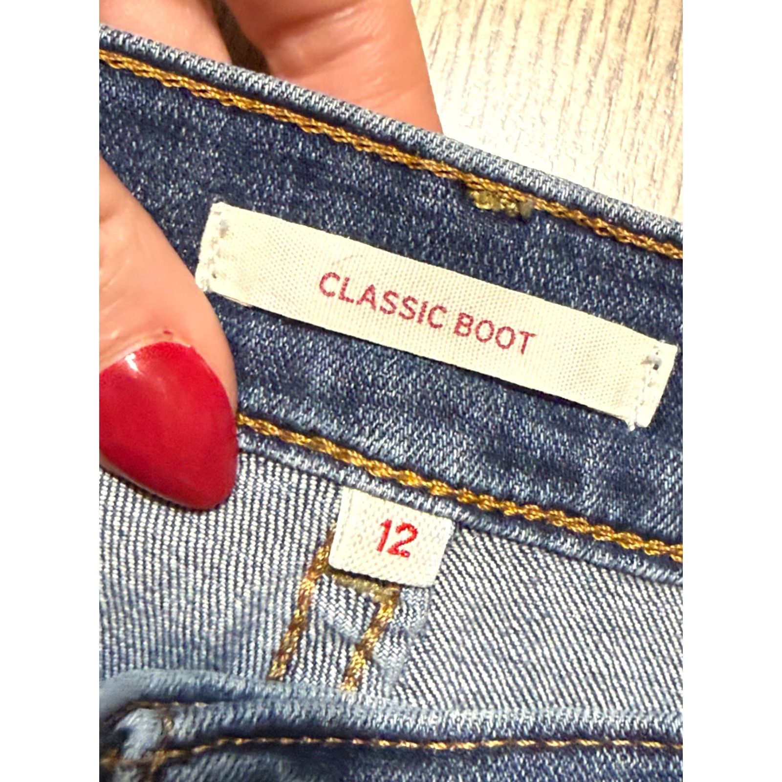 Levi's Levi's Jeans, Women's Size 12, Blue, Denim, Mid Rise, Pockets, Bootcut, 5-Pocket Design, Regular, Classic Boot, Jeans Size 34" / US 12 / IT 48 - 4 Thumbnail