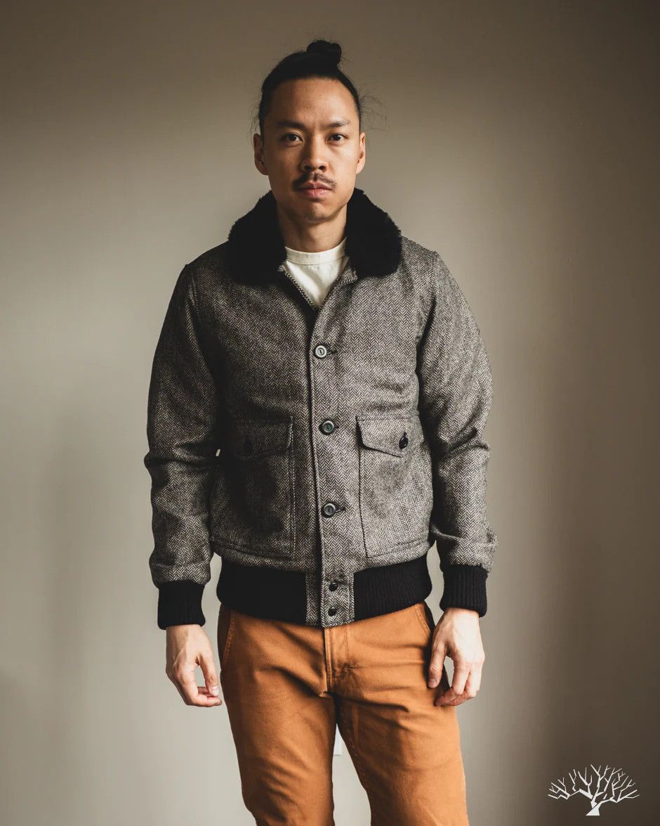 Dehen 1920 💚 Withered Fig x Dehen 1920 Winston Jacket Herringbone NEW Size US M / EU 48-50 / 2 - 2 Thumbnail