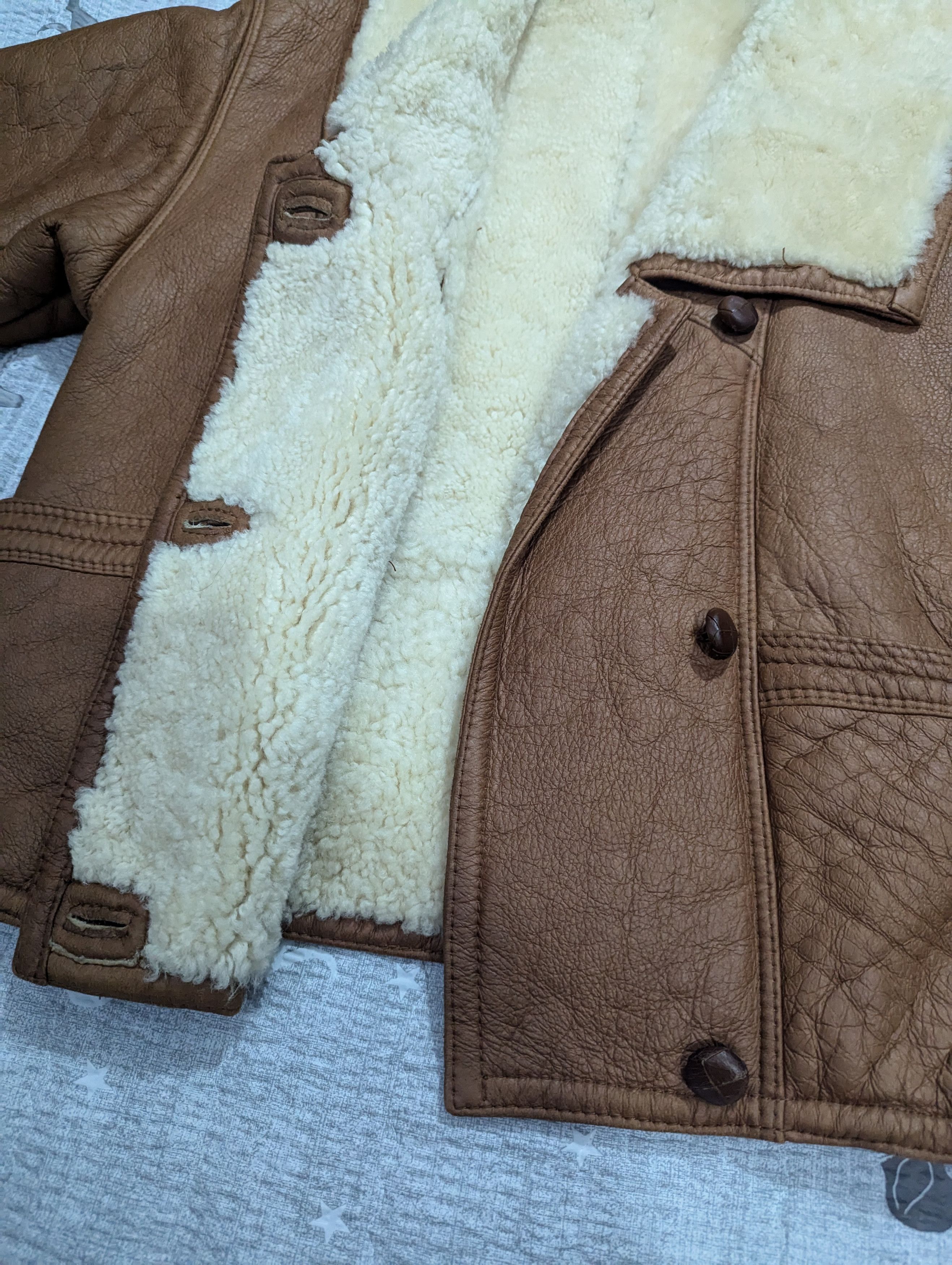 Vintage Vintage 80s 90s Sheep Shearling Jacket Size US M / EU 48-50 / 2 - 10 Thumbnail