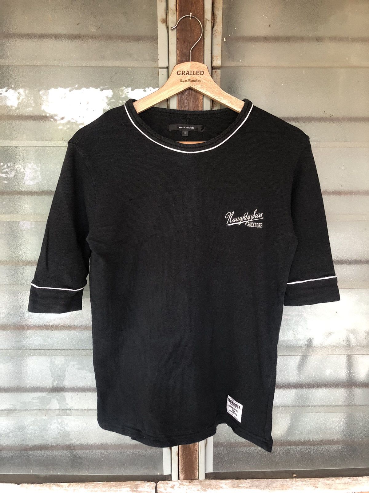 JACKROSE Vintage Jackrose Raughty Sun Black Shirt Tee Size US S / EU 44-46 / 1 - 2 Thumbnail