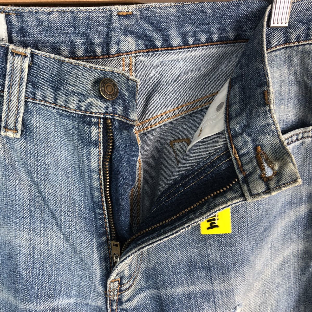 Edwin Edwin japan vintage ripped distressed Denim Pants #A1414 Size US 32 / EU 48 - 12 Thumbnail