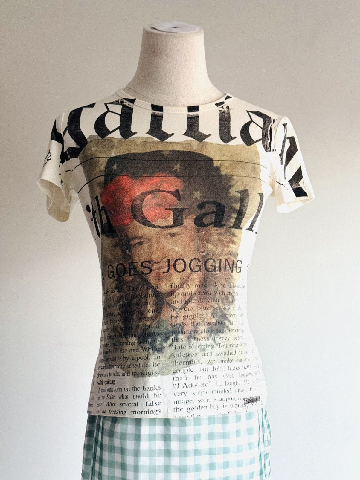 John Galliano Galliano Gazette t shirts sz small Size S / US 4 / IT 40 - 8 Thumbnail