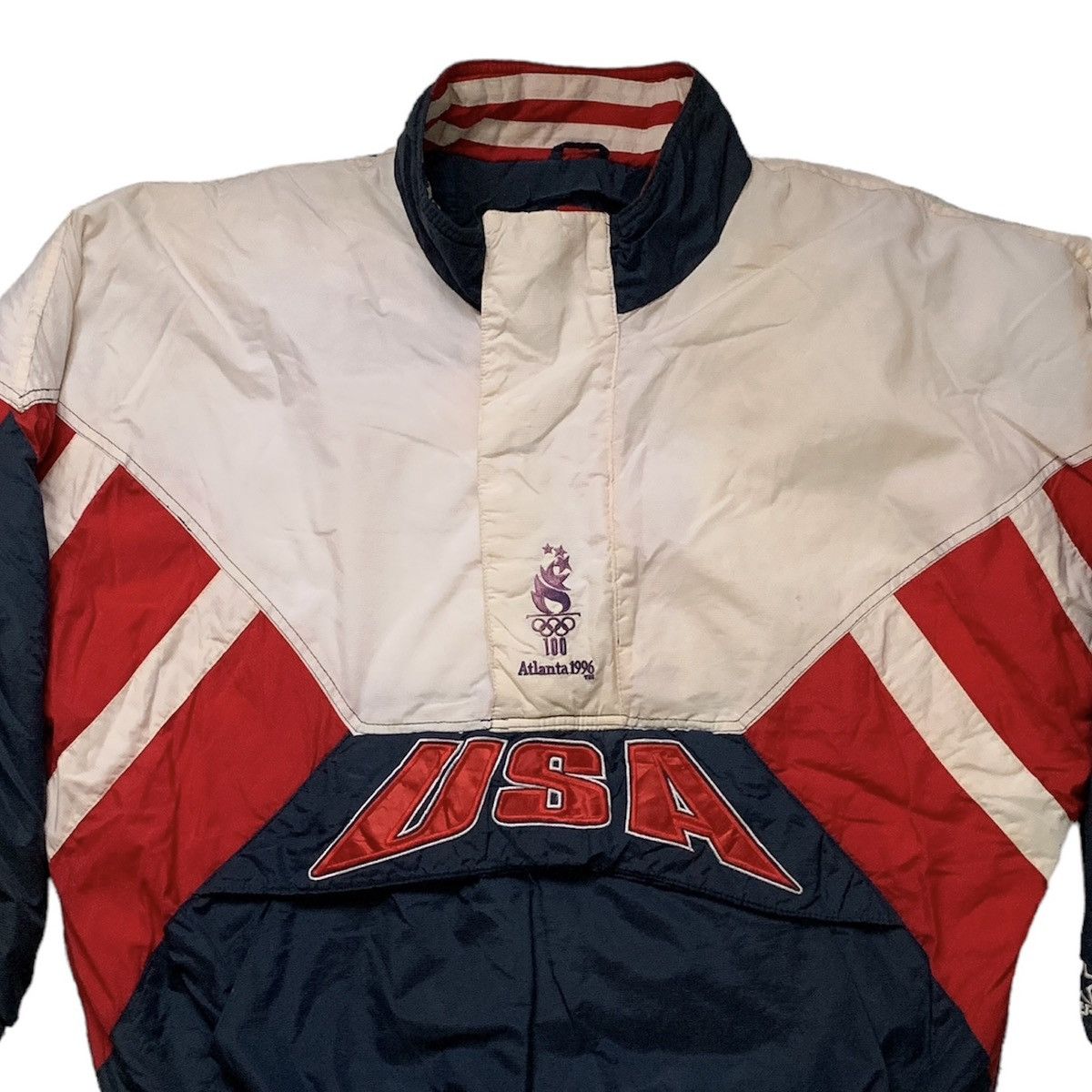 Starter Vtg Starter US Olympic Atlanta 1996 Jacket Size US L / EU 52-54 / 3 - 2 Thumbnail