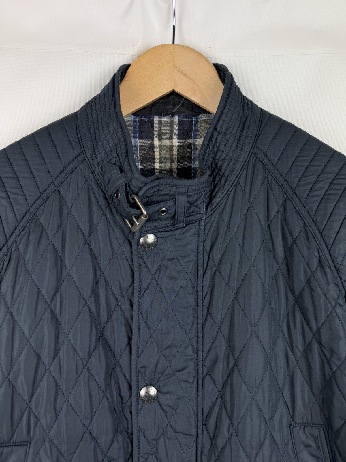 Belstaff Belstaff Men’s Quilted Jacket Size 56 Navy Size US XL / EU 56 / 4 - 6 Thumbnail
