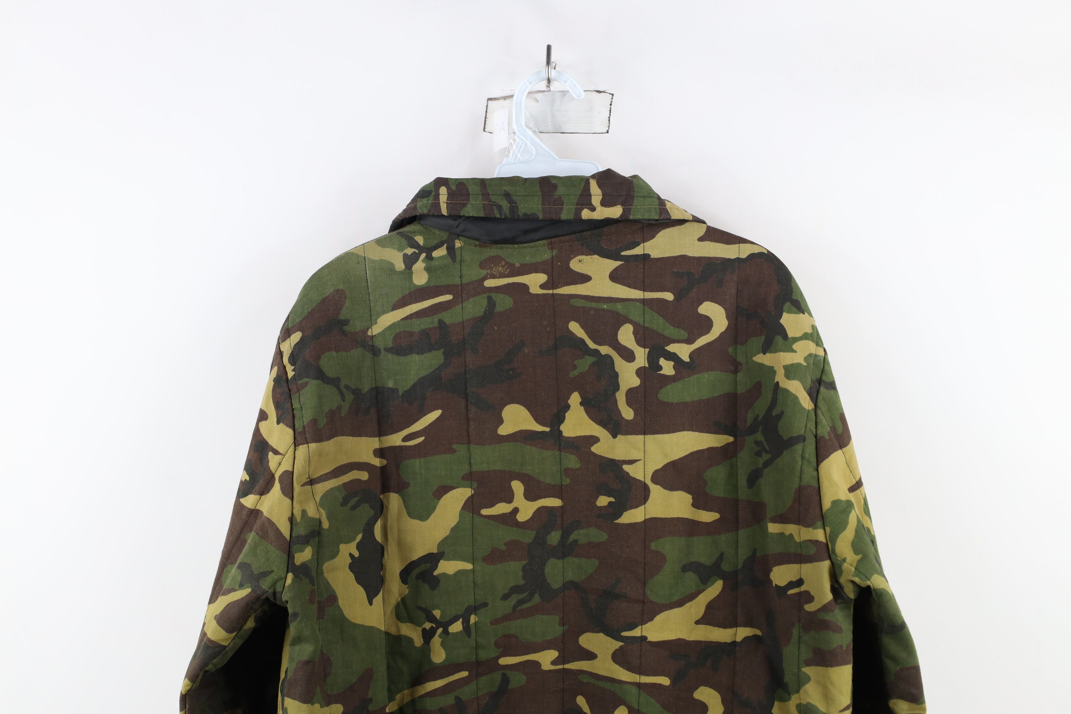 Vintage Vintage 70s Streetwear Camouflage Full Zip Jacket USA Size US L / EU 52-54 / 3 - 14 Thumbnail