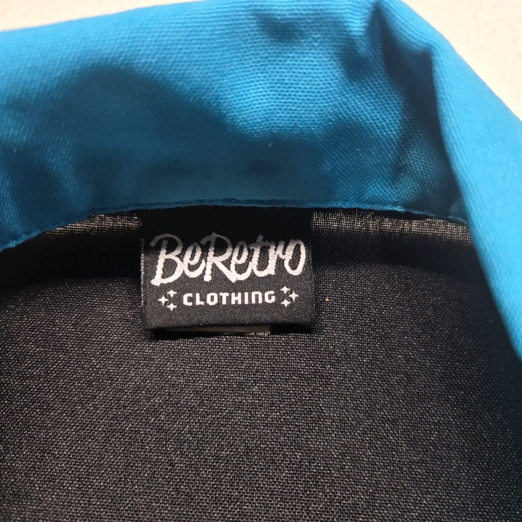 Vintage BeRetro Button Up Bowling Shirt USA Made Black Adult 3XL XXXL Mens Size US XXL / EU 58 / 5 - 4 Thumbnail