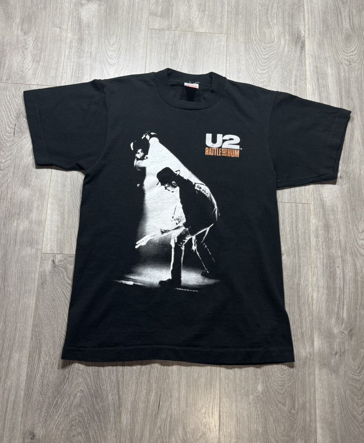 Vintage U2 Rattle and Hum 1988 Tour T-Shirt Vintage 80's Size US M / EU 48-50 / 2 - 1 Thumbnail