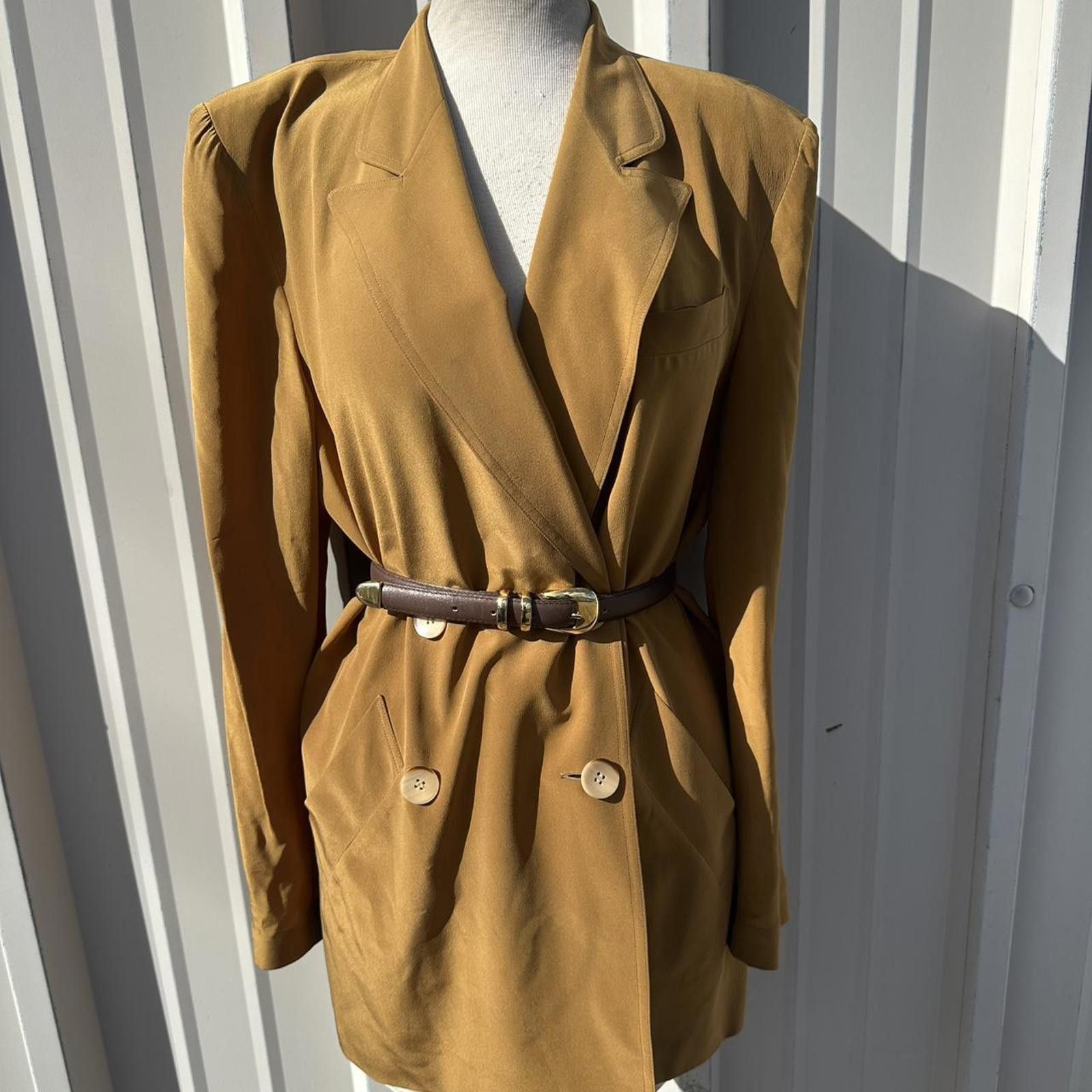 Other Vintage St Gillian 80’s Women's 100% Silk Blazer Size 6 Size M / US 6-8 / IT 42-44 - 1 Thumbnail