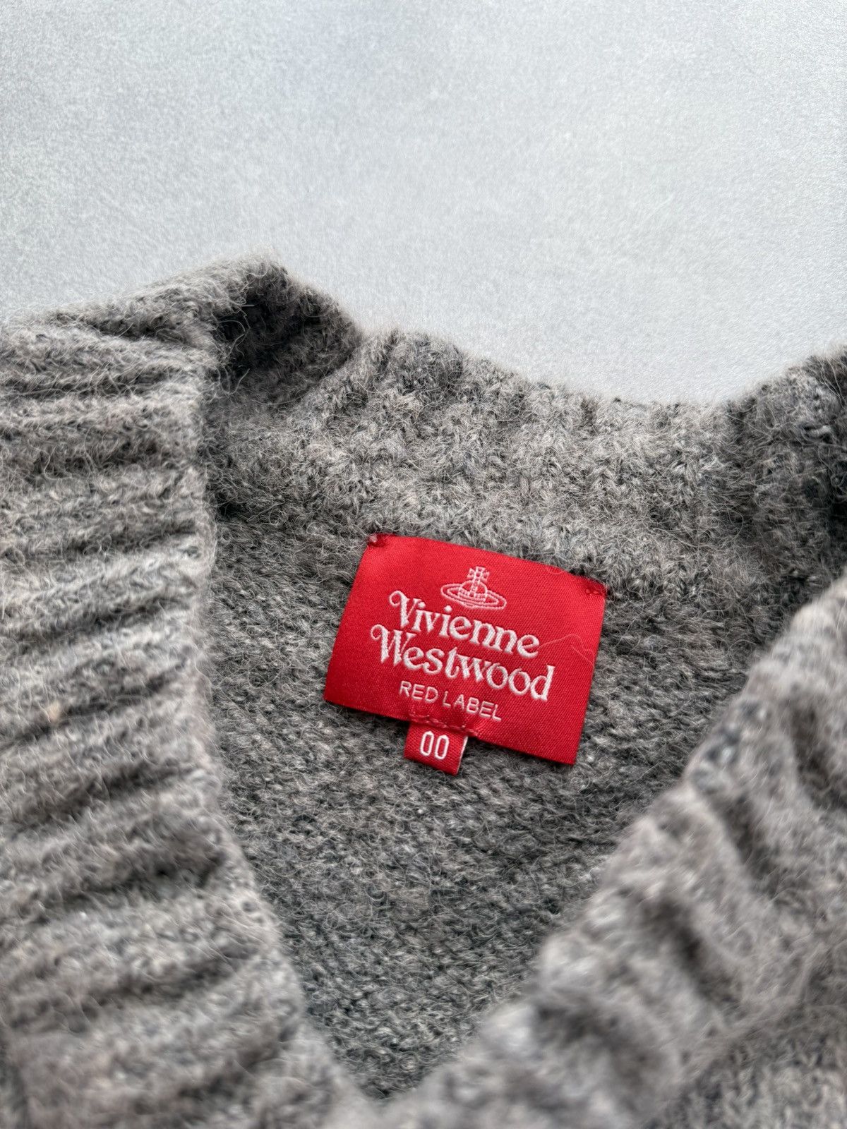 Vivienne Westwood Red Label big logo knitted sweater opium