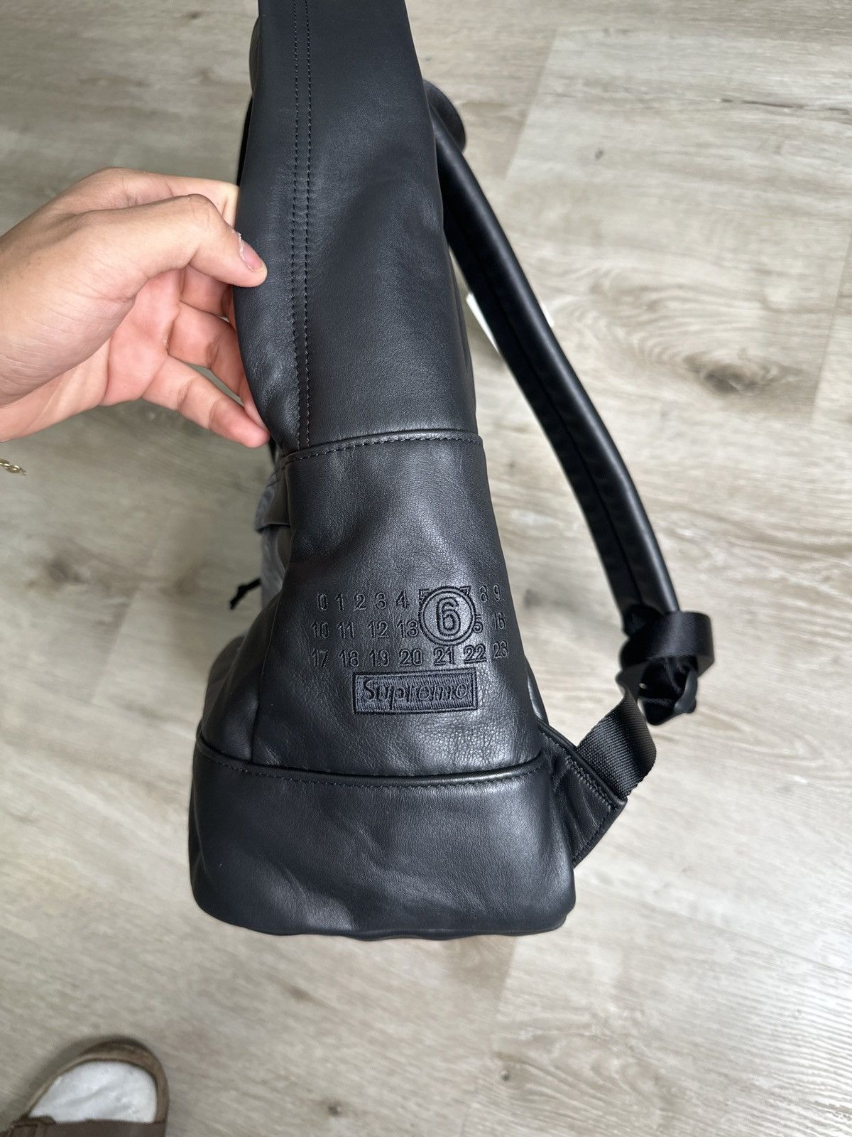 Maison Margiela × Supreme Supreme MM6 Maison Margiela Eagle Leather Backpack Size ONE SIZE - 2 Thumbnail