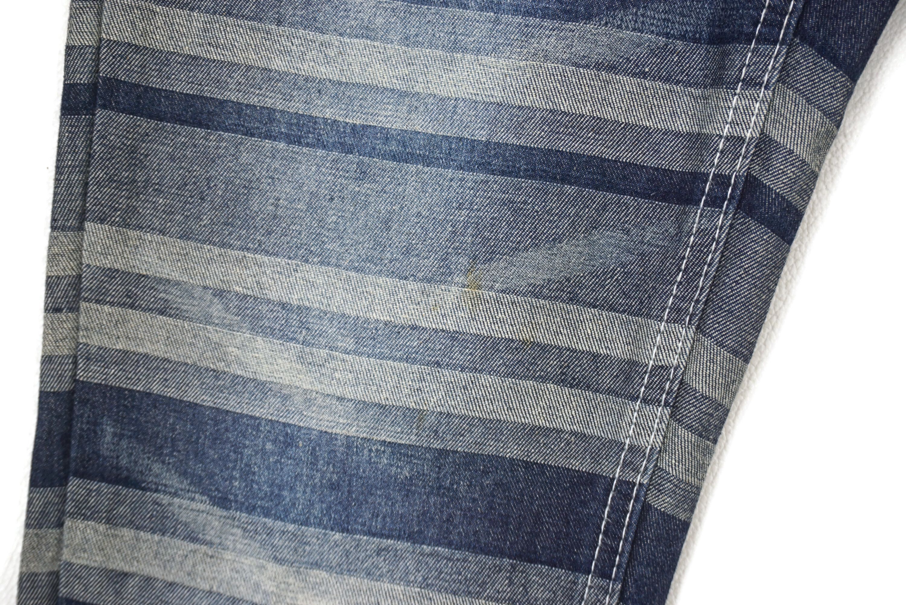 Japanese Brand Blue Moon Blue Jeans fit W31xL28 Embroidered Jacquard Denim Size 26" / US 2 / IT 38 - 7 Thumbnail