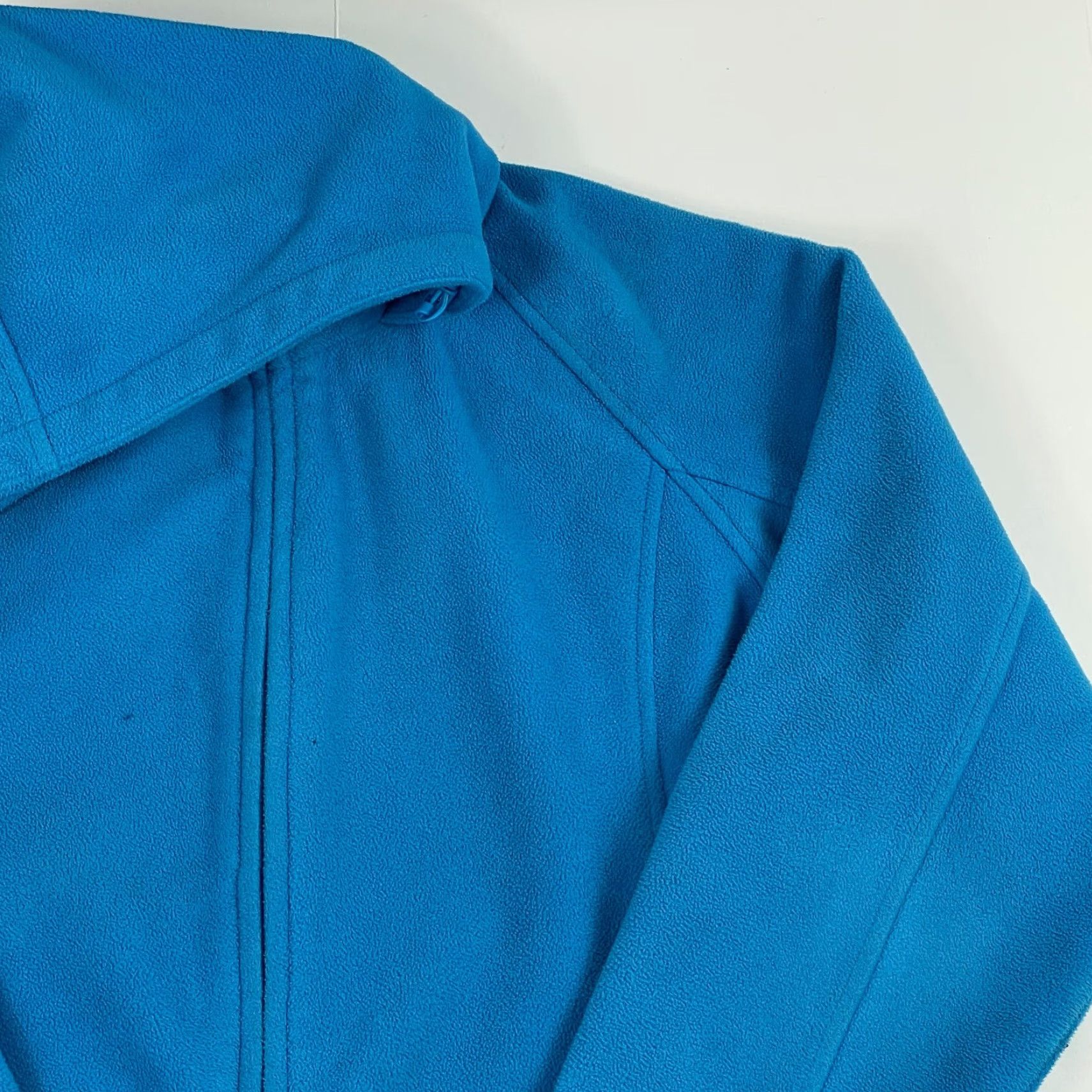 Vintage Duluth Jacket Womens Large Blue Shoreline Windproof Fleece Hooded Skiing Camping Size L / US 10 / IT 46 - 3 Thumbnail