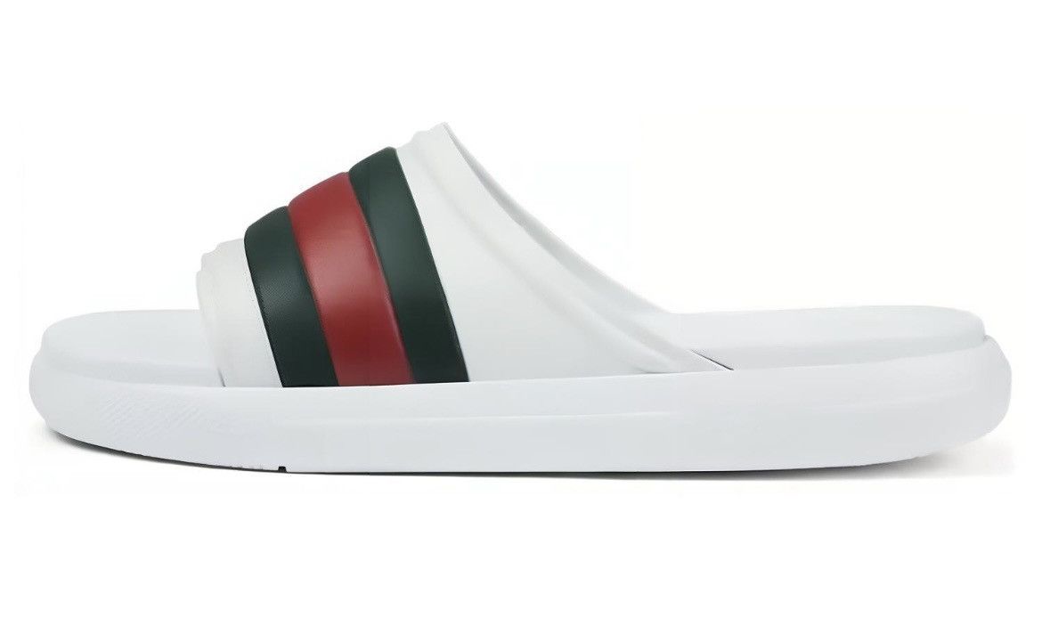 Gucci Gucci Web Slide Sandal size 7 Size US 7 / EU 40 - 1 Thumbnail