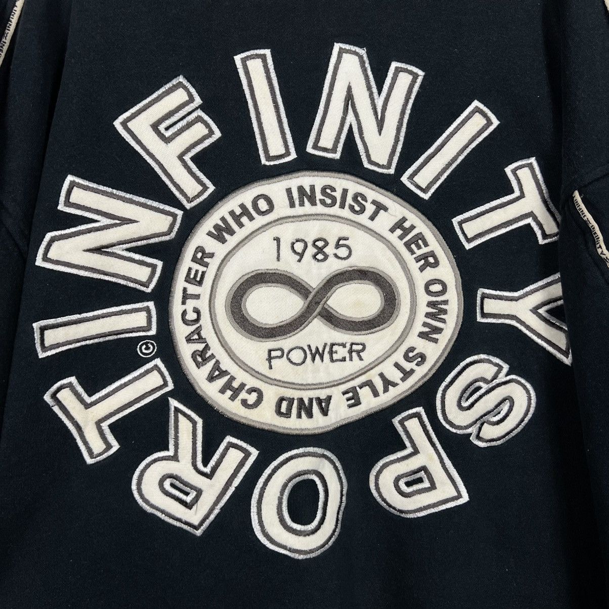 Japanese Brand Vintage INFINTY SPORT Embroidery Logo Sweatshirt #3969-C181 Size US XXL / EU 58 / 5 - 5 Thumbnail