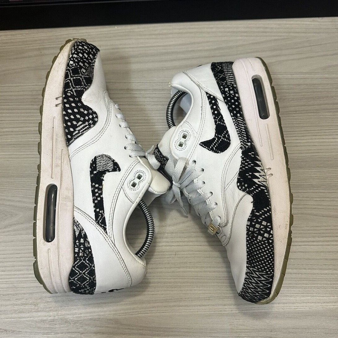Nike RARE 2015 NIKE AIR MAX 1 BHM BLACK HISTORY WHITE/BLACK SZ 9 Size US 9 / EU 42 - 3 Thumbnail