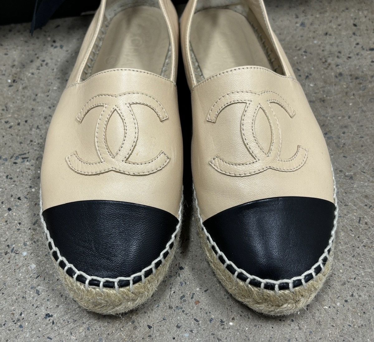 Chanel Chanel espadrilles Shoes，Sheepskin patchwork Size US 6 / IT 36 - 2 Thumbnail
