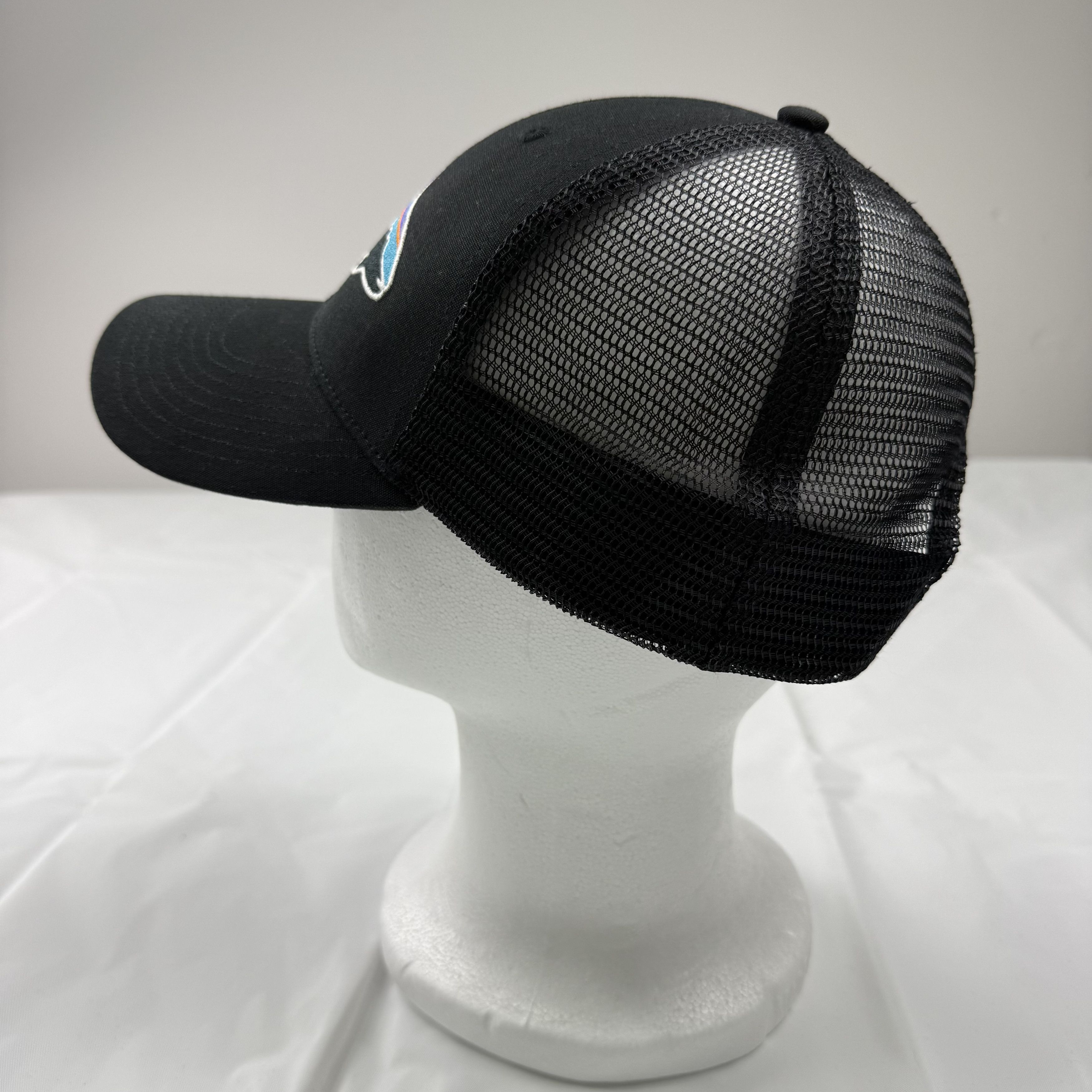Patagonia Patagonia Fitz Roy Trout Trucker Hat Black Mesh Snapback Cap Size ONE SIZE - 6 Thumbnail
