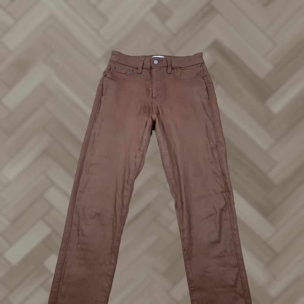 Pistola PISTOLA Womens Brown Pants Size 27 High Rise Skinny Chino #5130 Size 27" / US 4 / IT 40 - 1 Thumbnail
